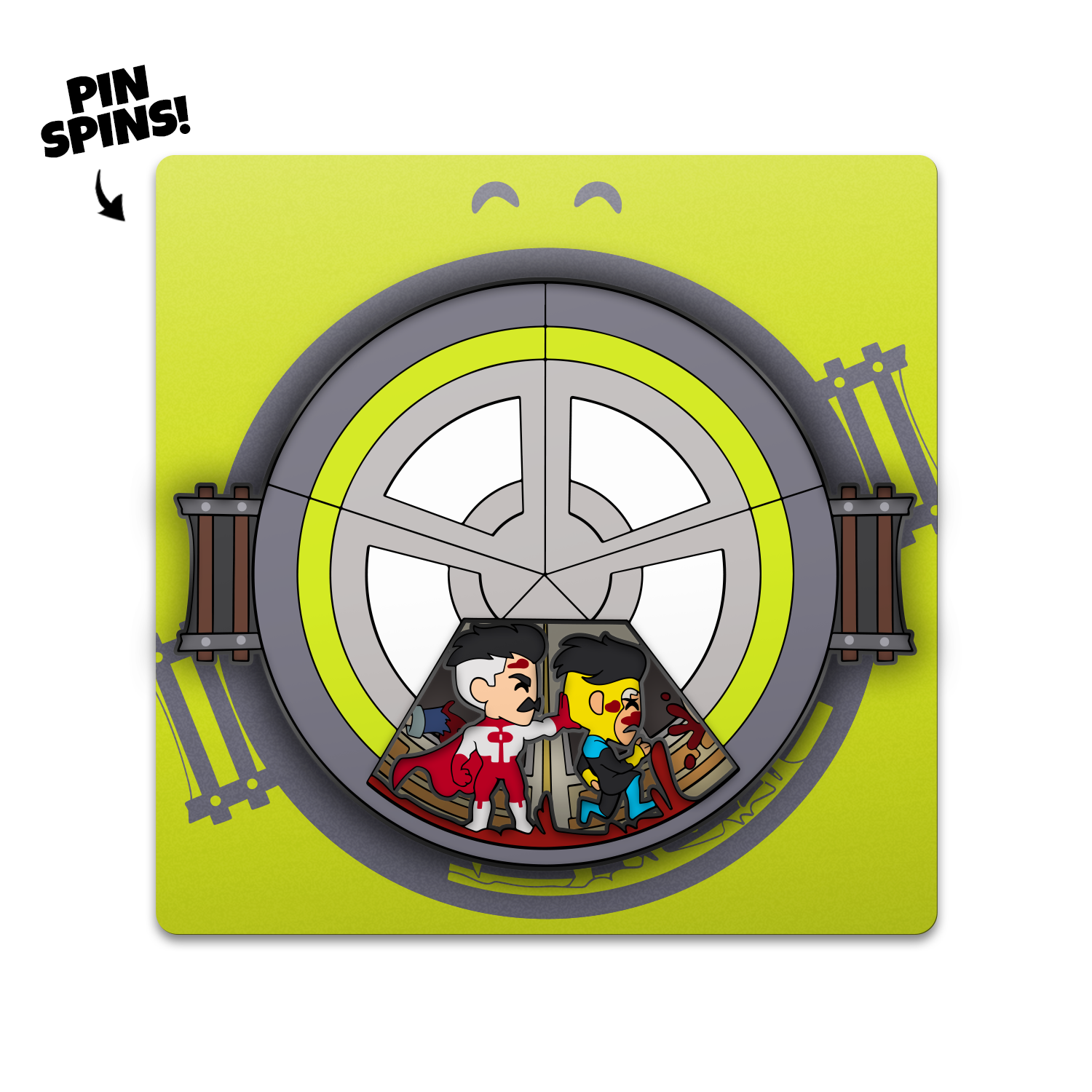 Alternative view of Invincible Spinning Pin