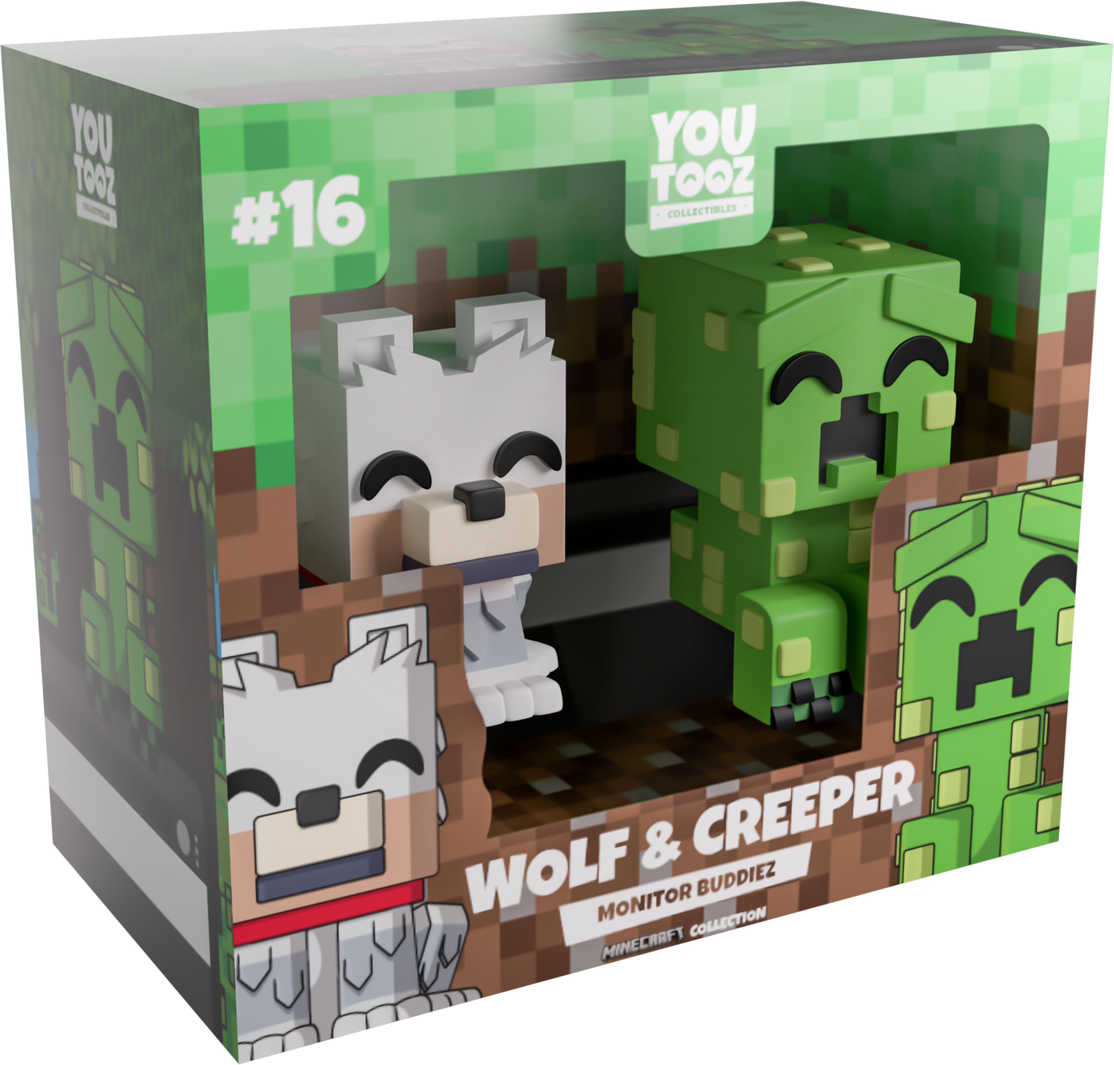 Alternative view of Wolf & Creeper Monitor Buddiez