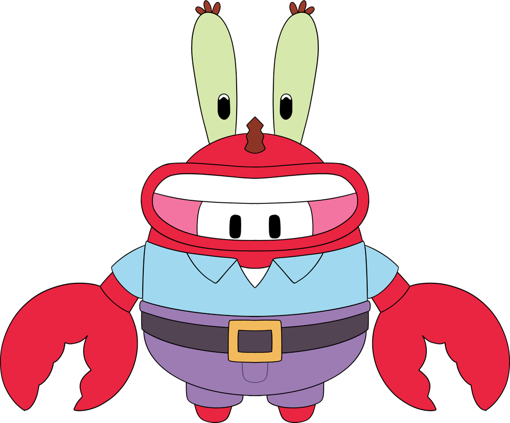 SpongeBob x Fall Guys Mr. Krabs Plush (9in)