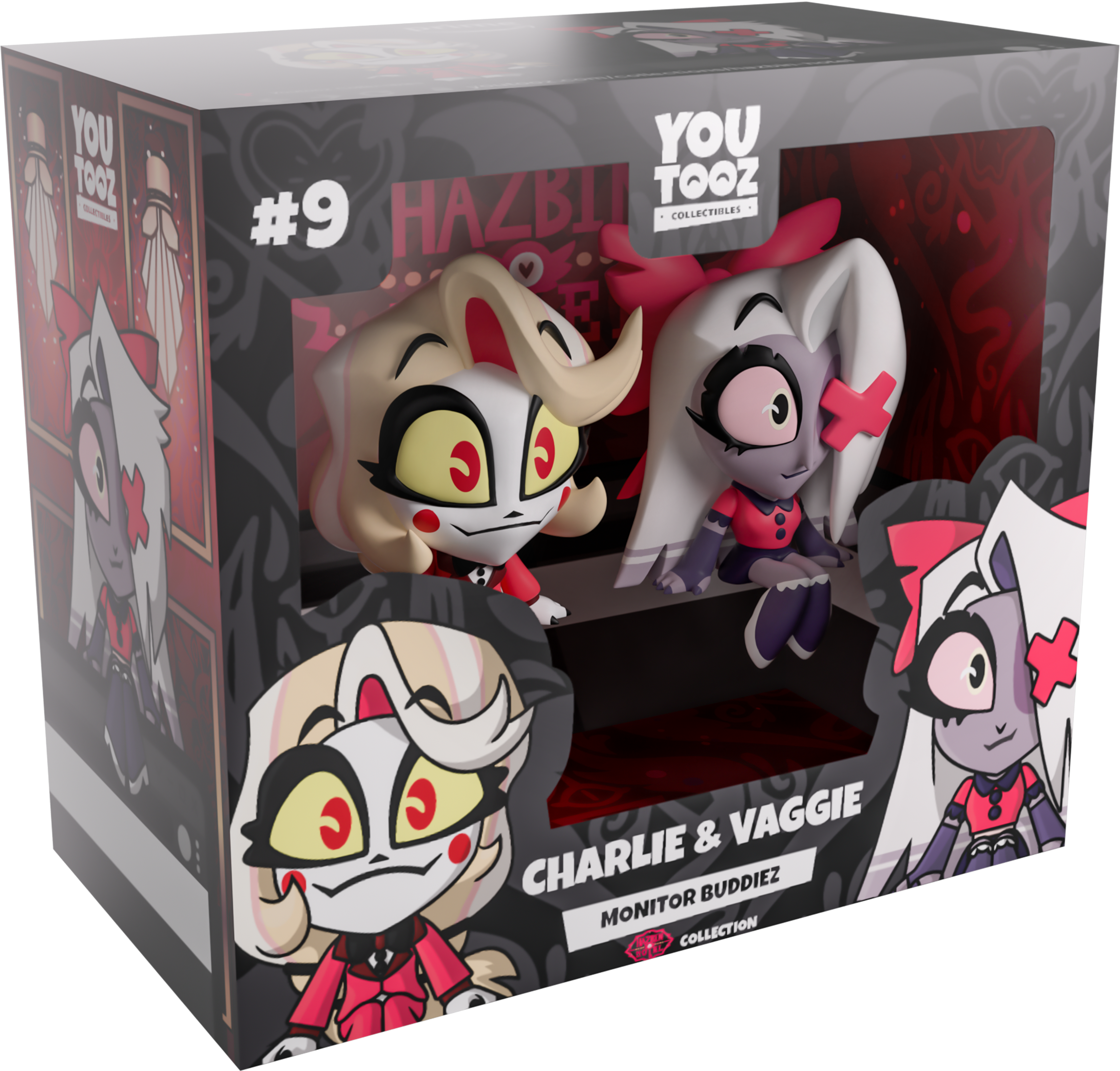 Alternative view of Charlie & Vaggie Monitor Buddiez
