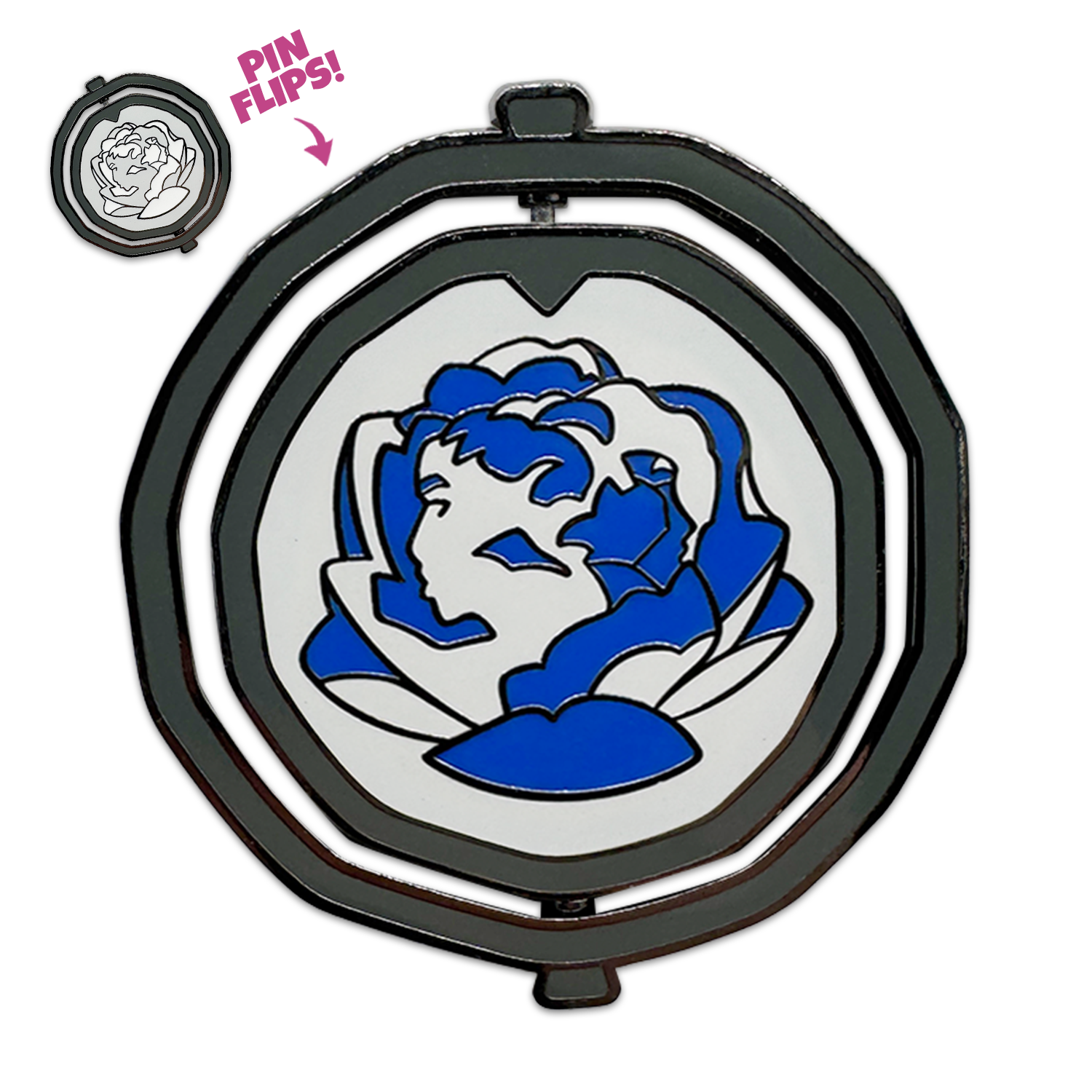 Alternative view of Ekko & Powder Pendant Pin