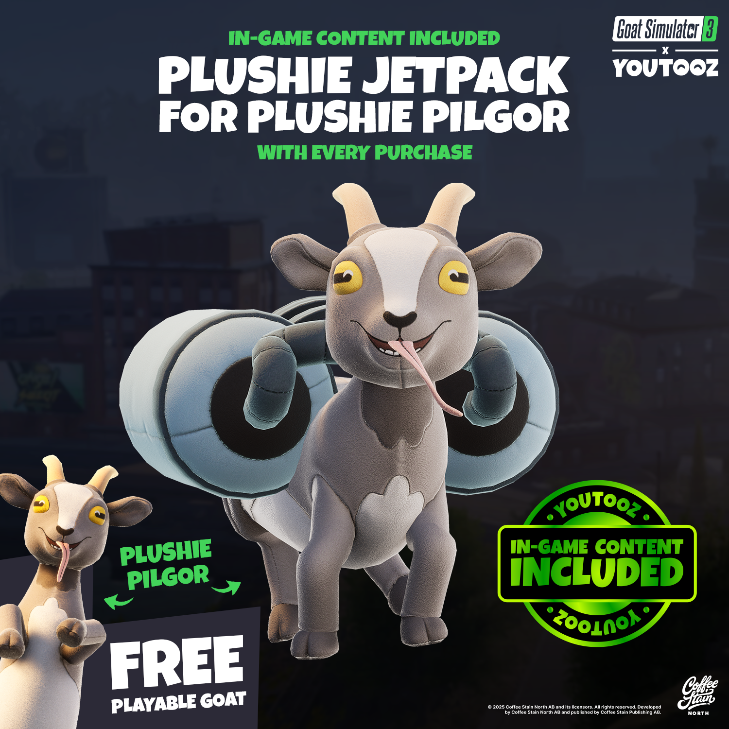 Goat Simulator Plush (9in) - Image 6