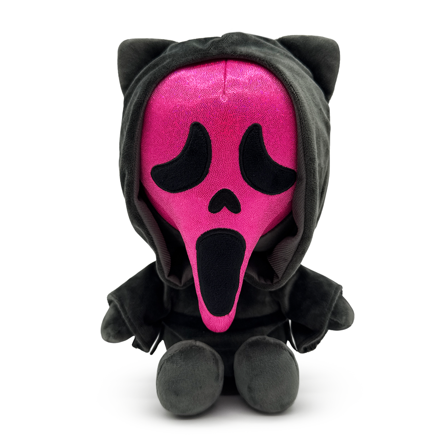 Alternative view of Glam Ghost Face Plush (9in)