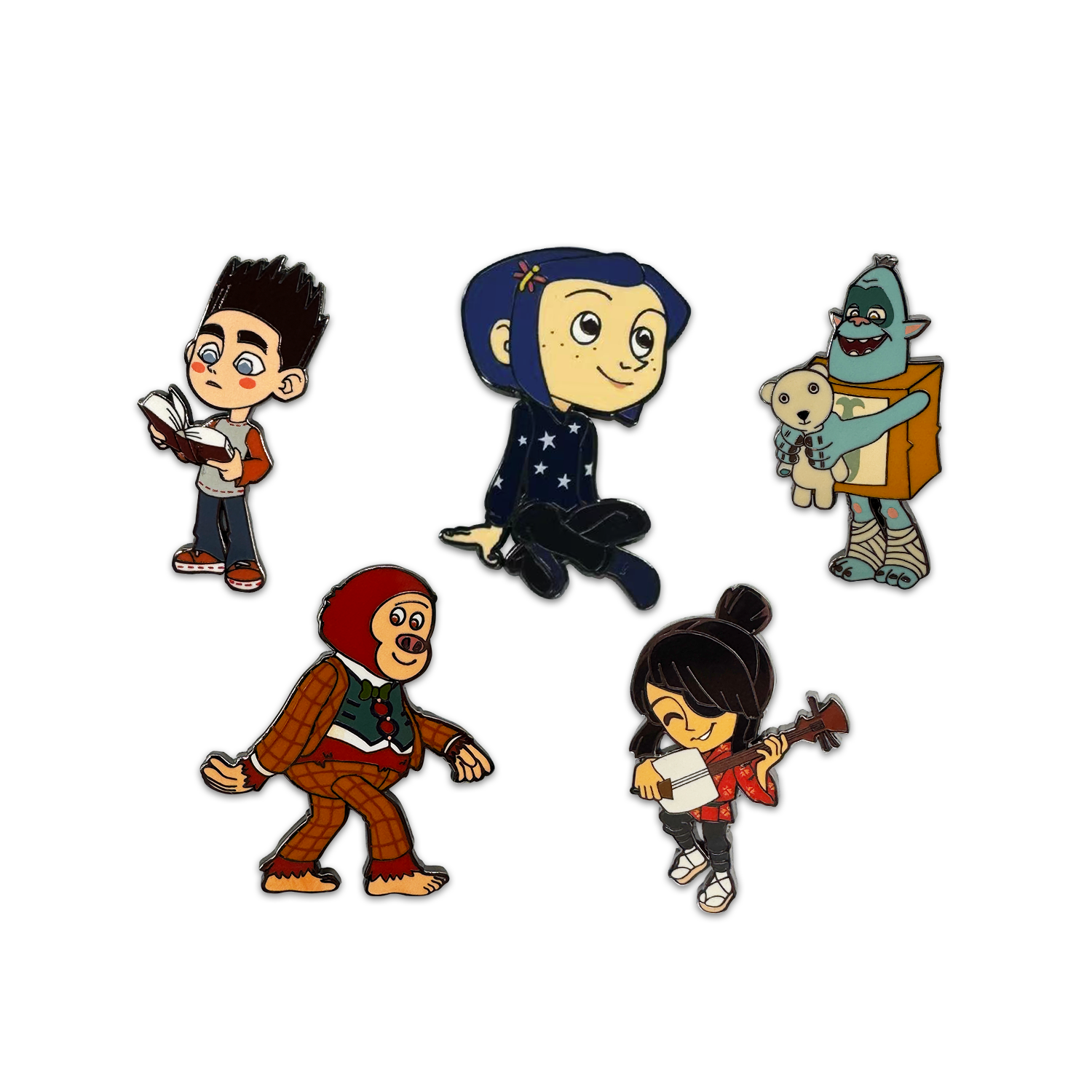 Alternative view of Laika Pin Set
