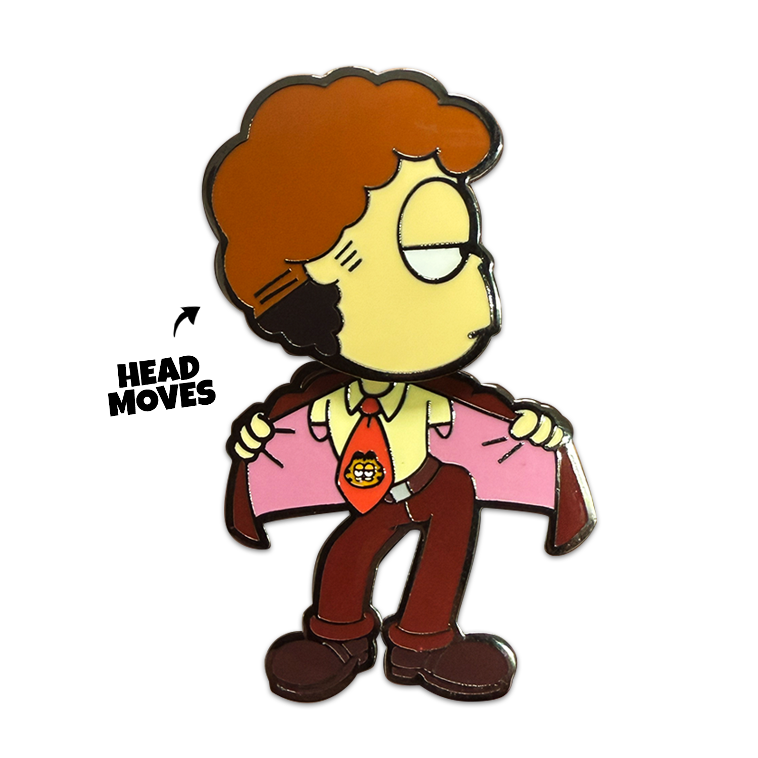 Alternative view of Garfield Disco Fever pin