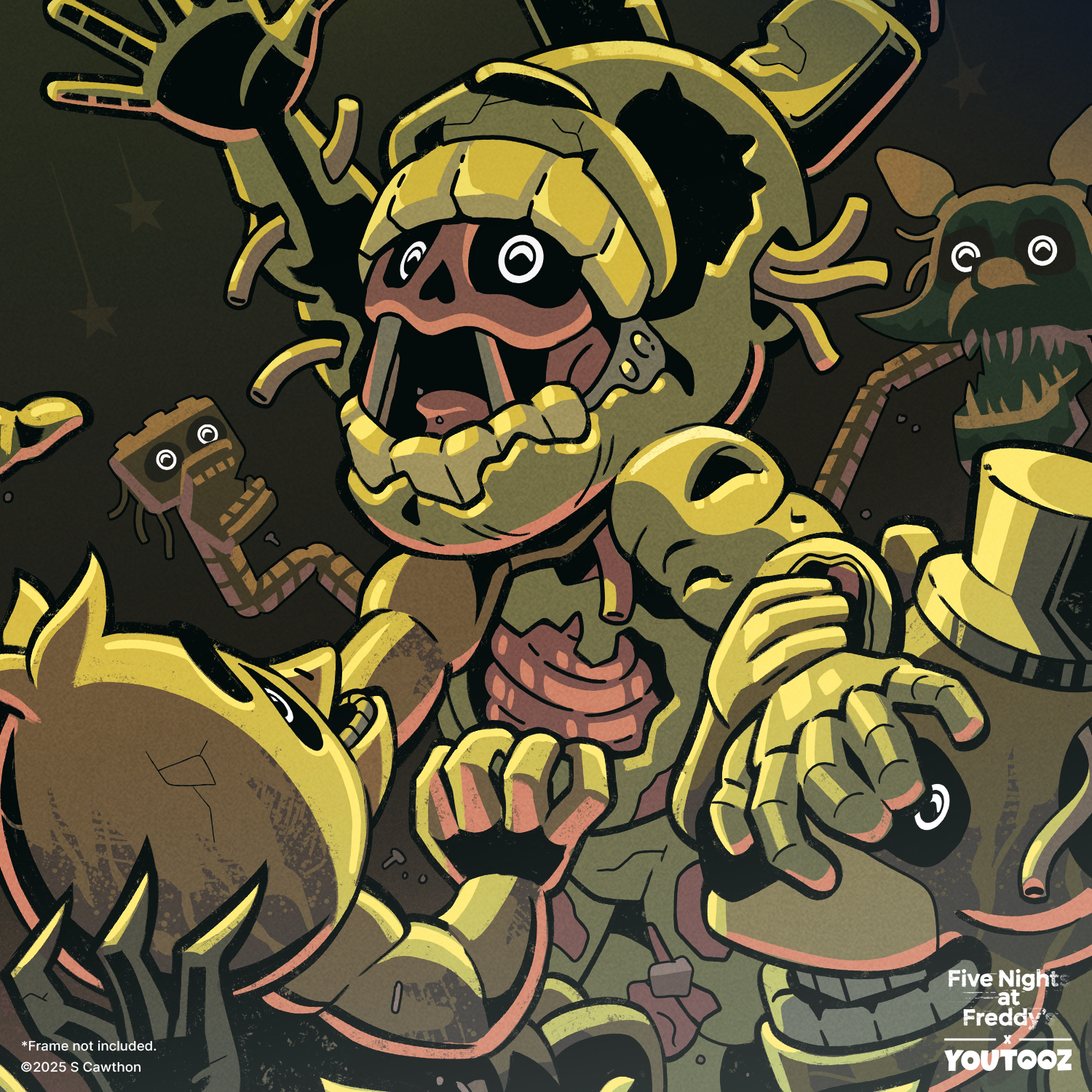 Alternative view of Five Nights at Freddy's Game 3 Print