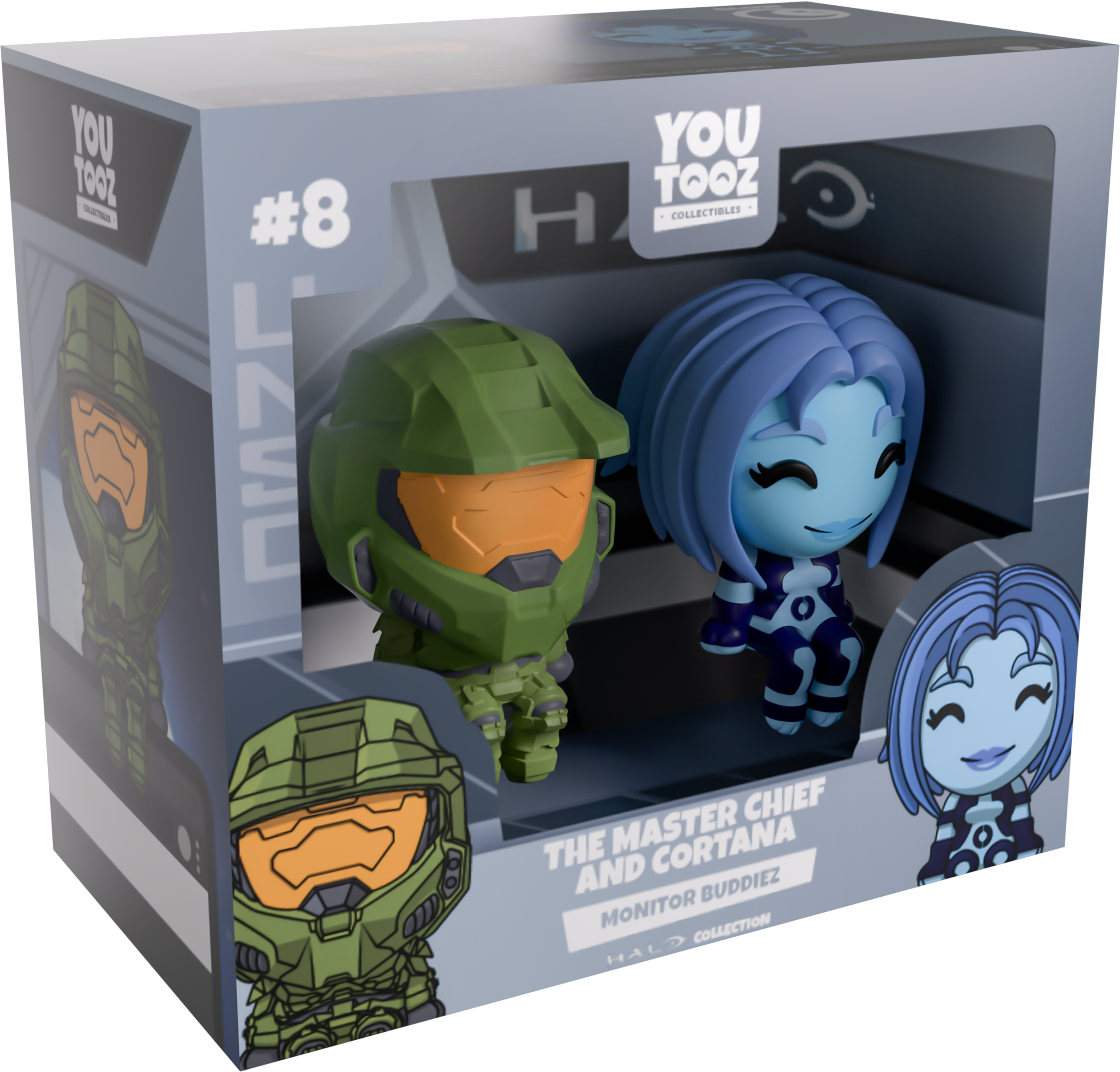 Alternative view of The Master Chief & Cortana Monitor Buddiez