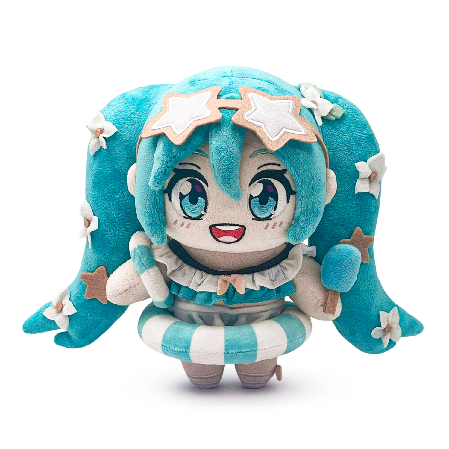Alternative view of Summer Style Miku Plush (9in)