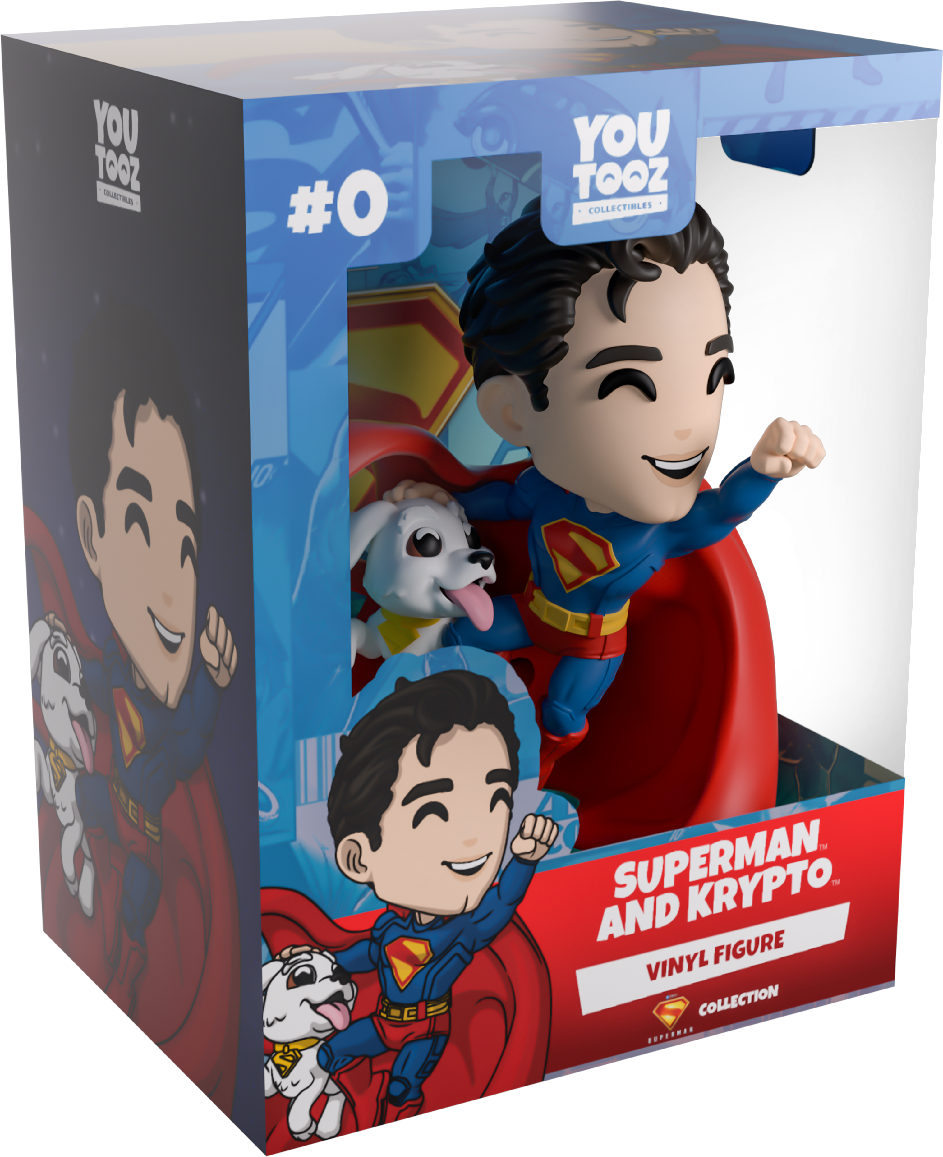 Alternative view of Superman and Krypto