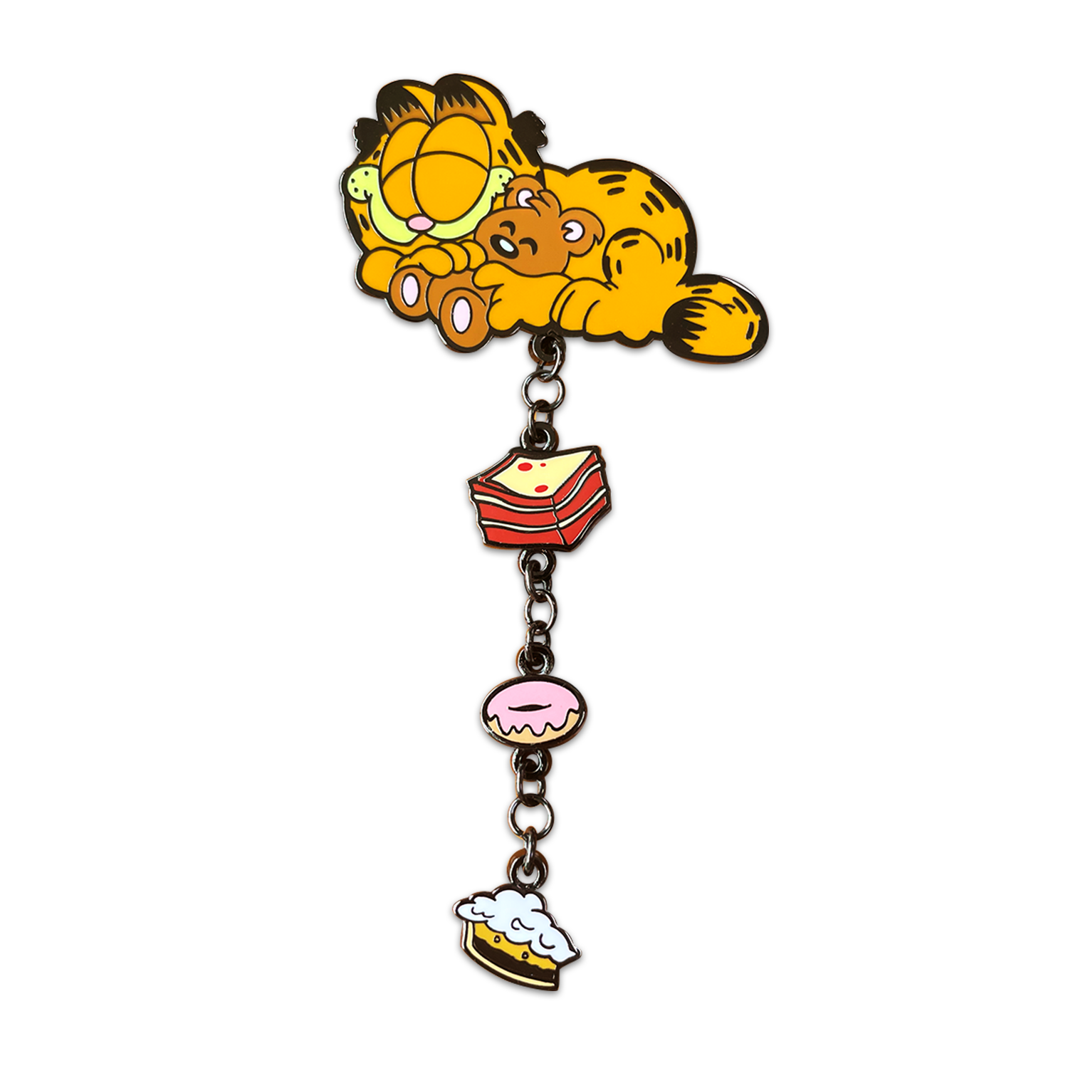 Alternative view of Garfield Dangle Pin