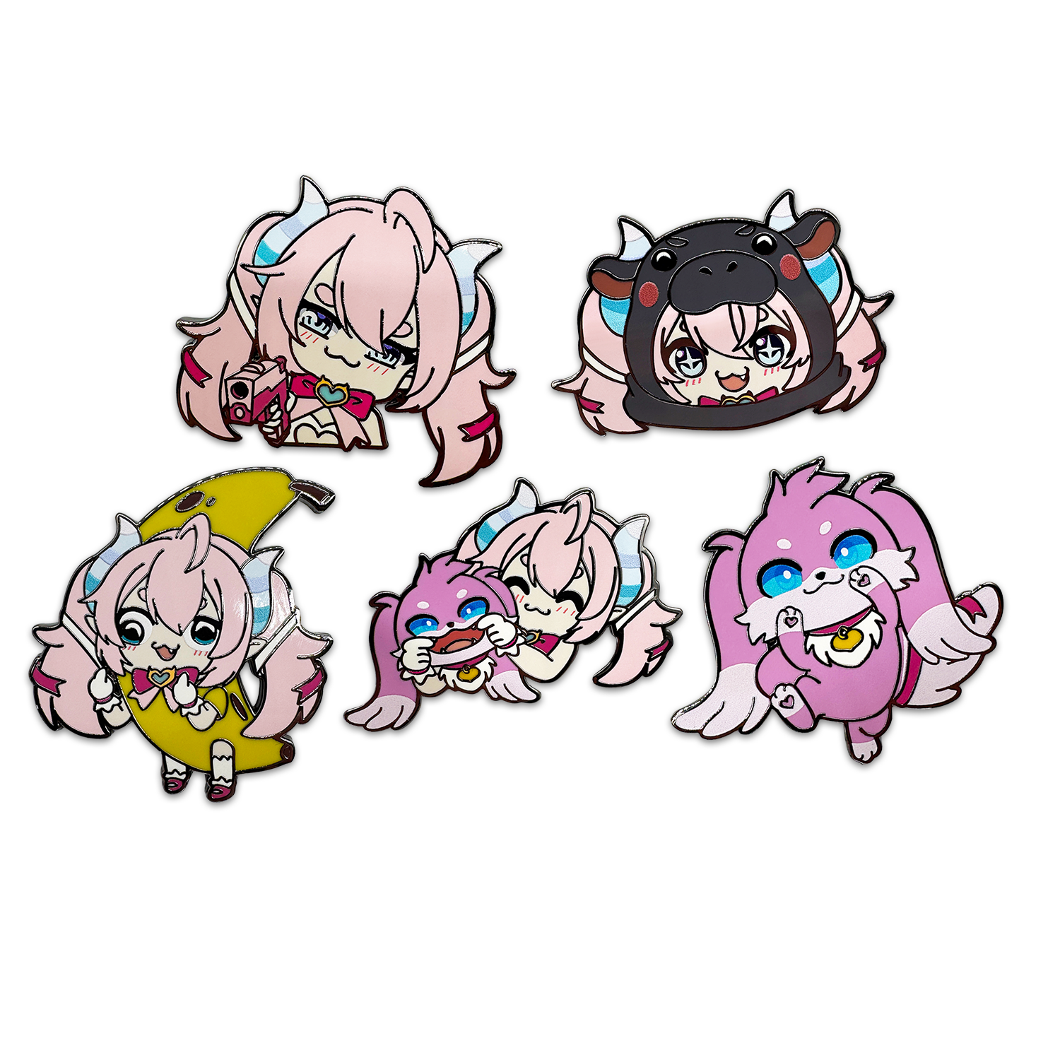 Alternative view of Chibidoki Pin Set