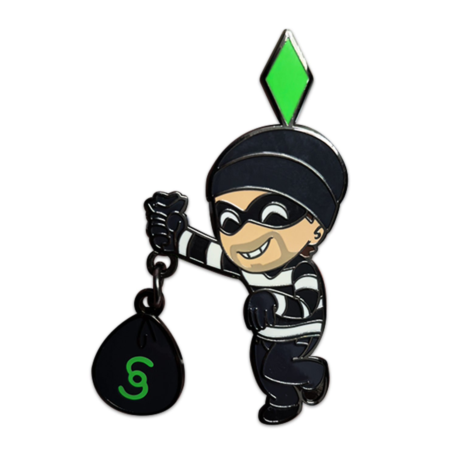 Alternative view of Burglar Pin