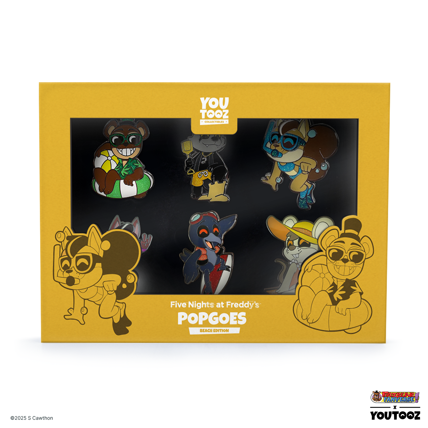 Popgoes Beach Pin Set - Image 9