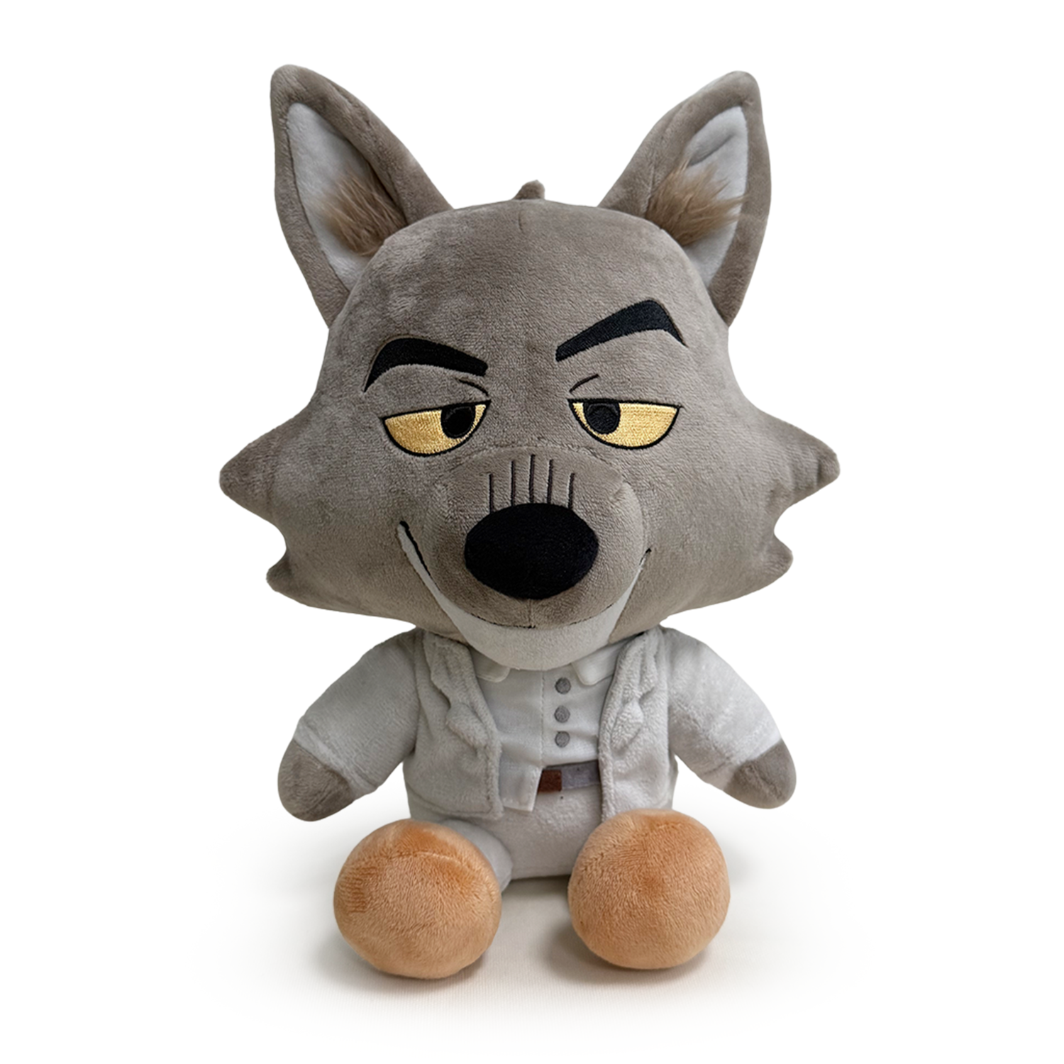 Alternative view of Mr. Wolf Plush (9in)