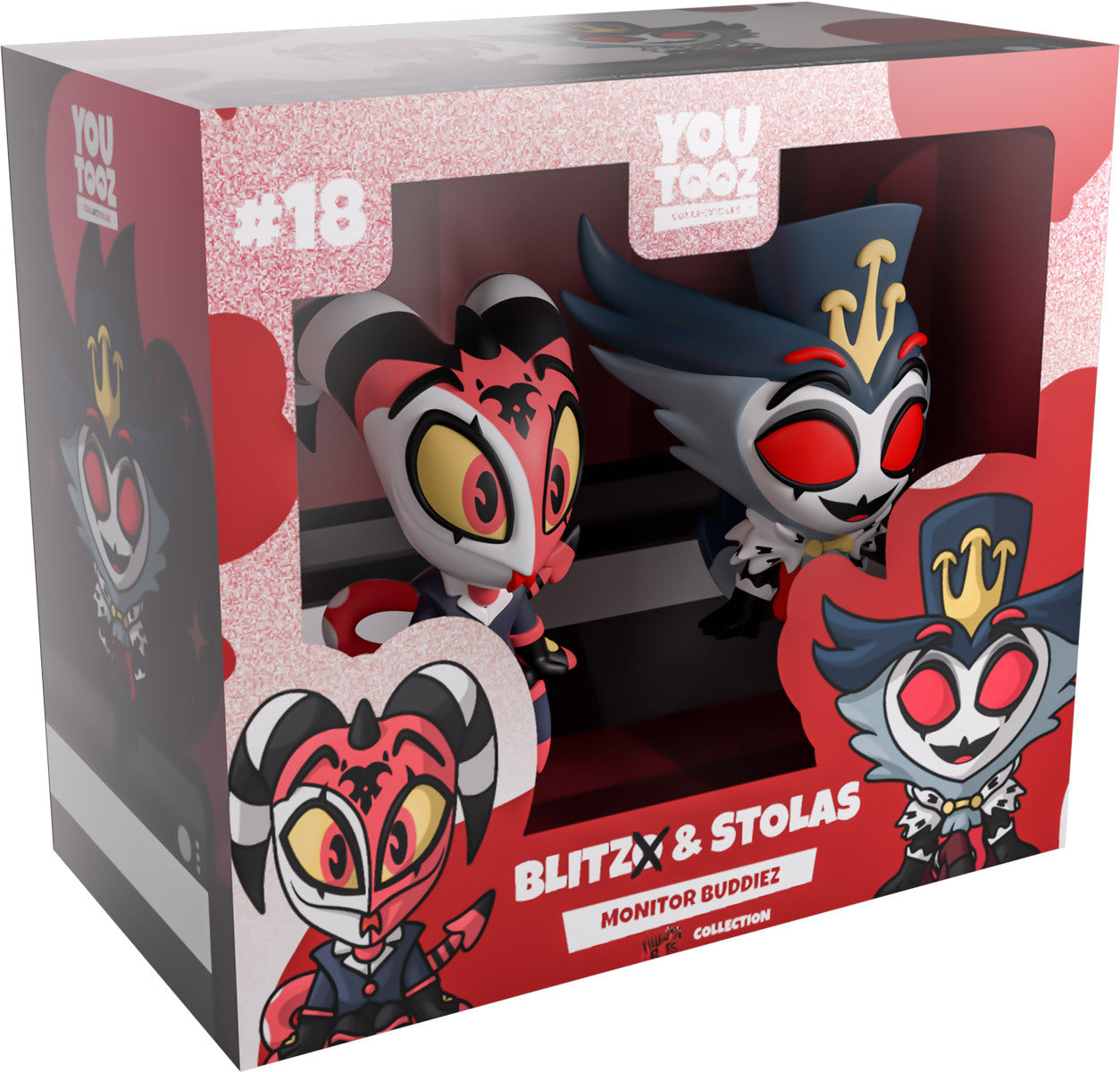 Alternative view of Blitzo & Stolas Monitor Buddiez