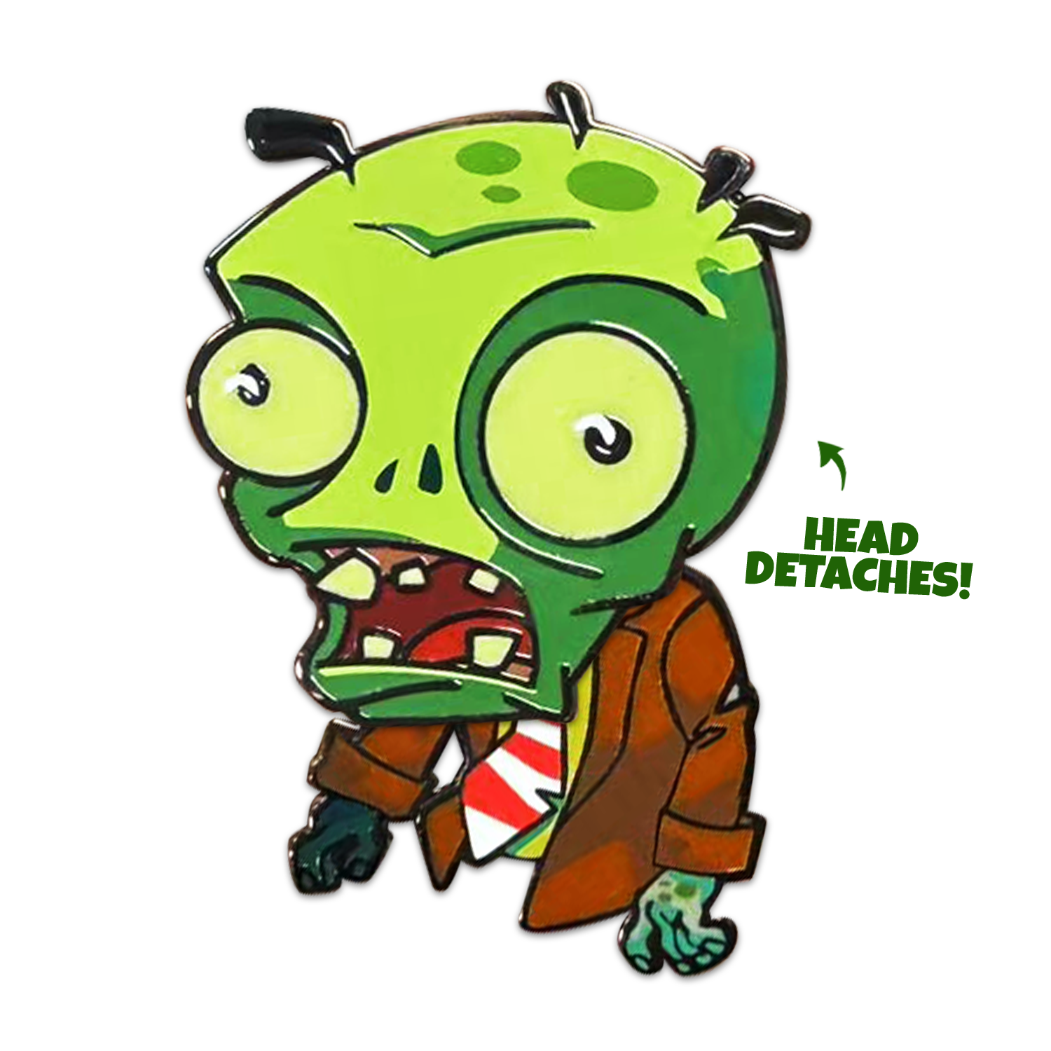 Alternative view of Zombie Magnetic Pin