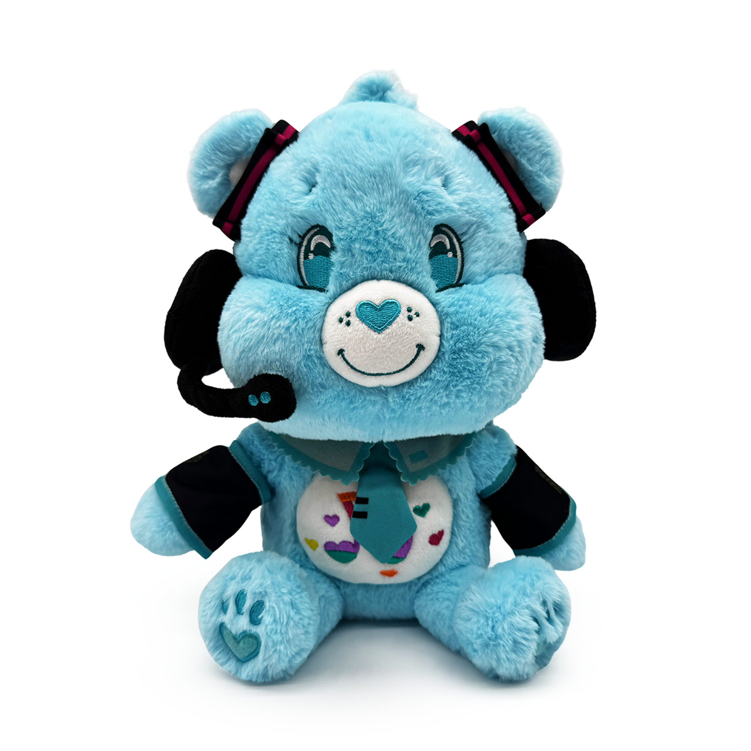Alternative view of Miku X Heartsong Bear Plush (9in)