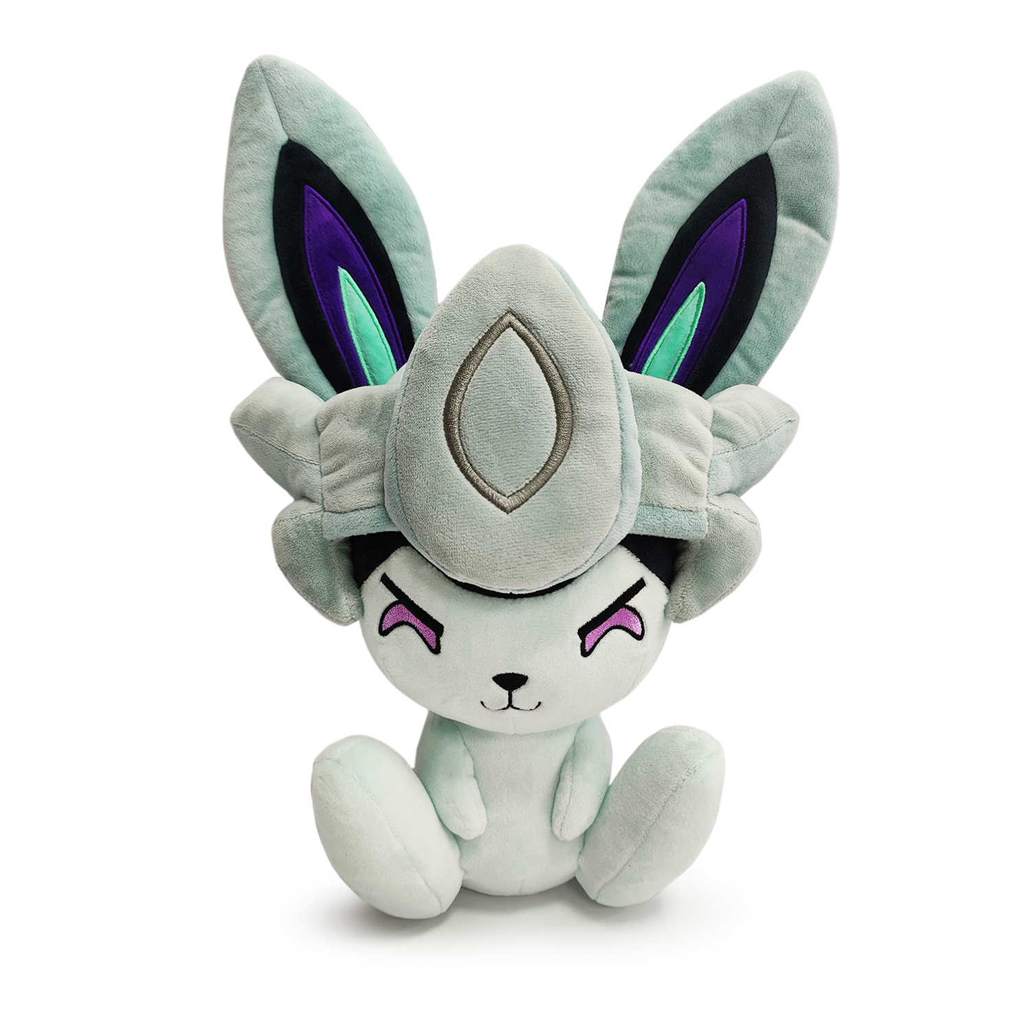 Alternative view of Grey Battle Bunny Plush (9in)