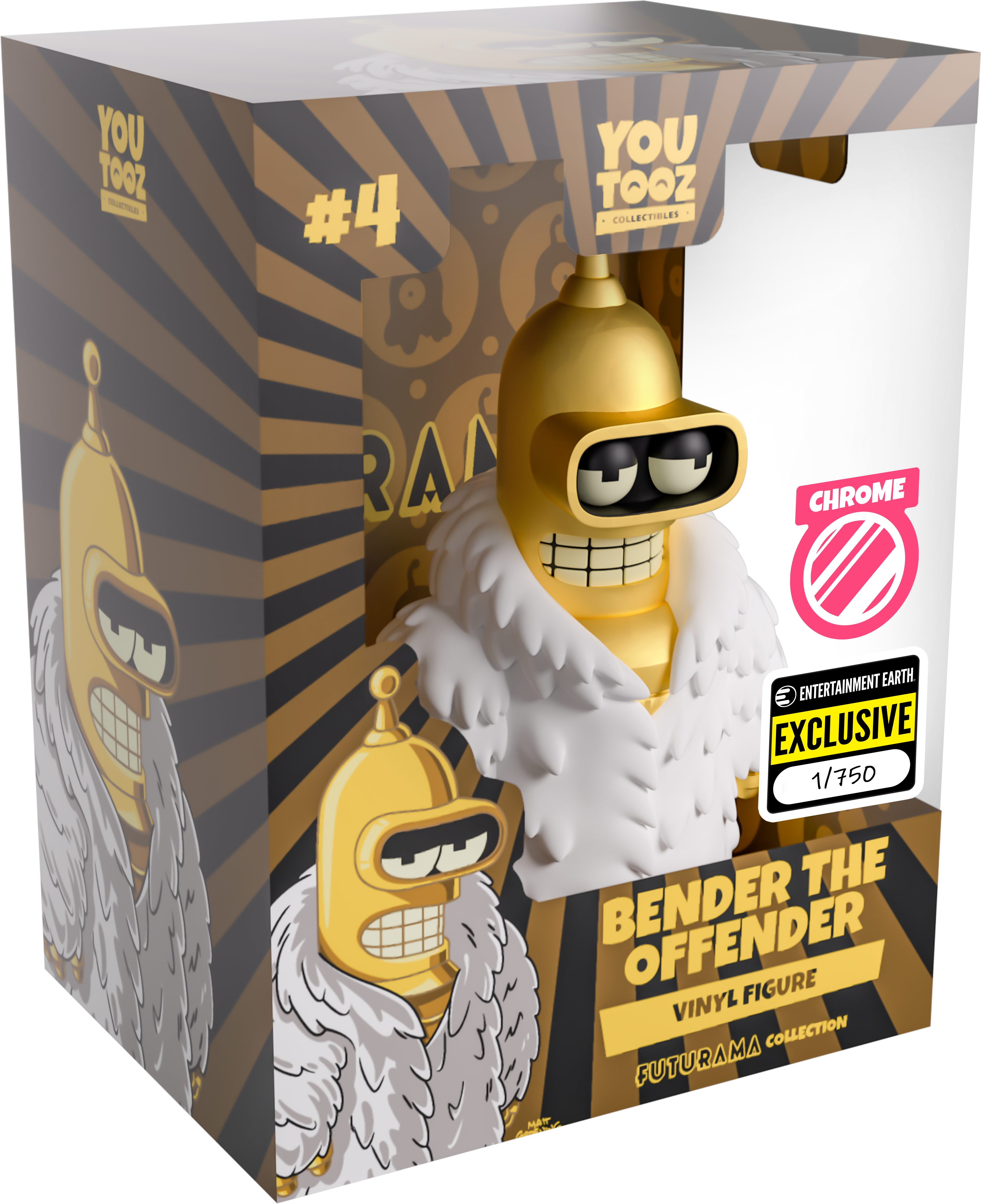 Alternative view of Gold Chrome Bender the Offender
