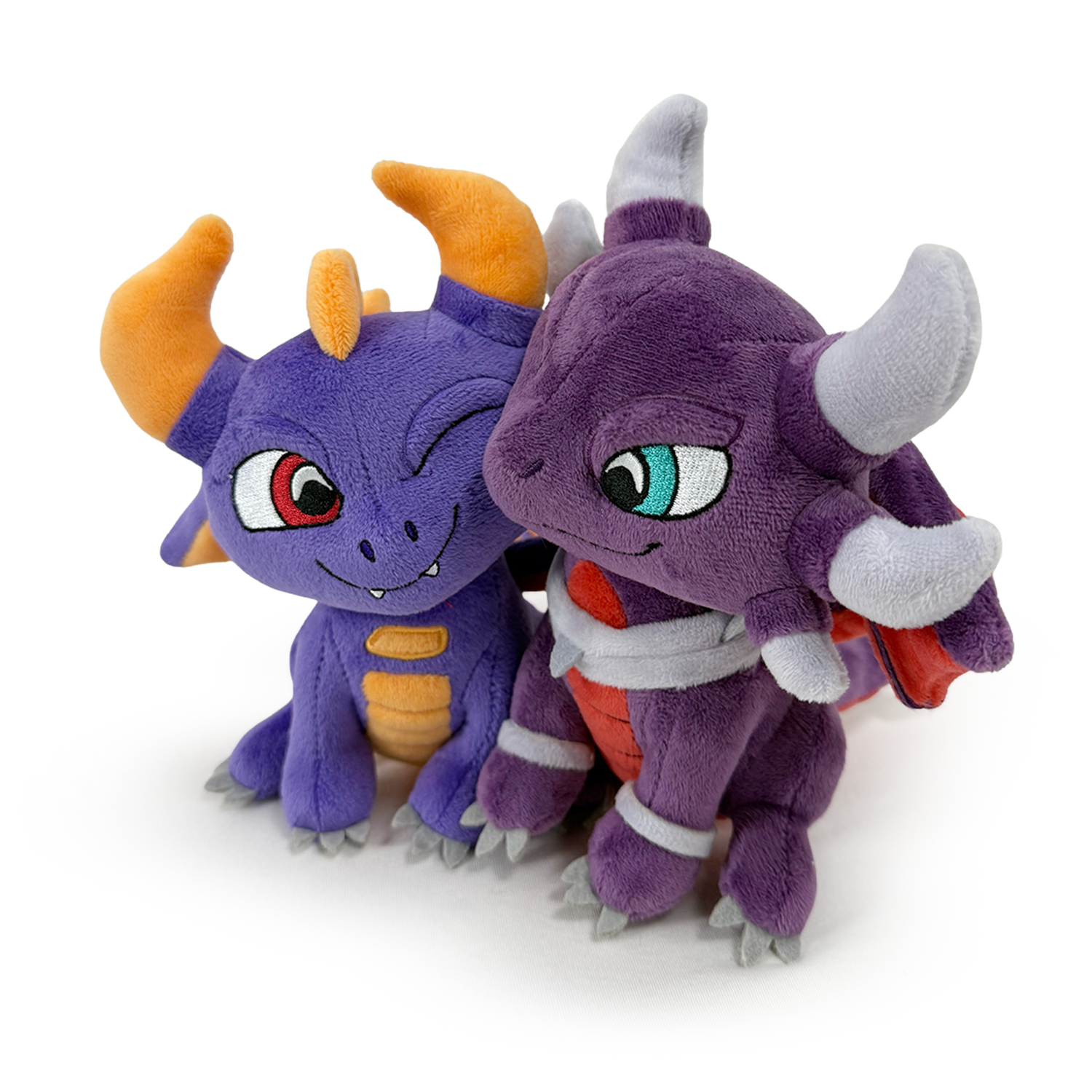 Alternative view of Valentine's Spyro & Cynder Plush (6in)