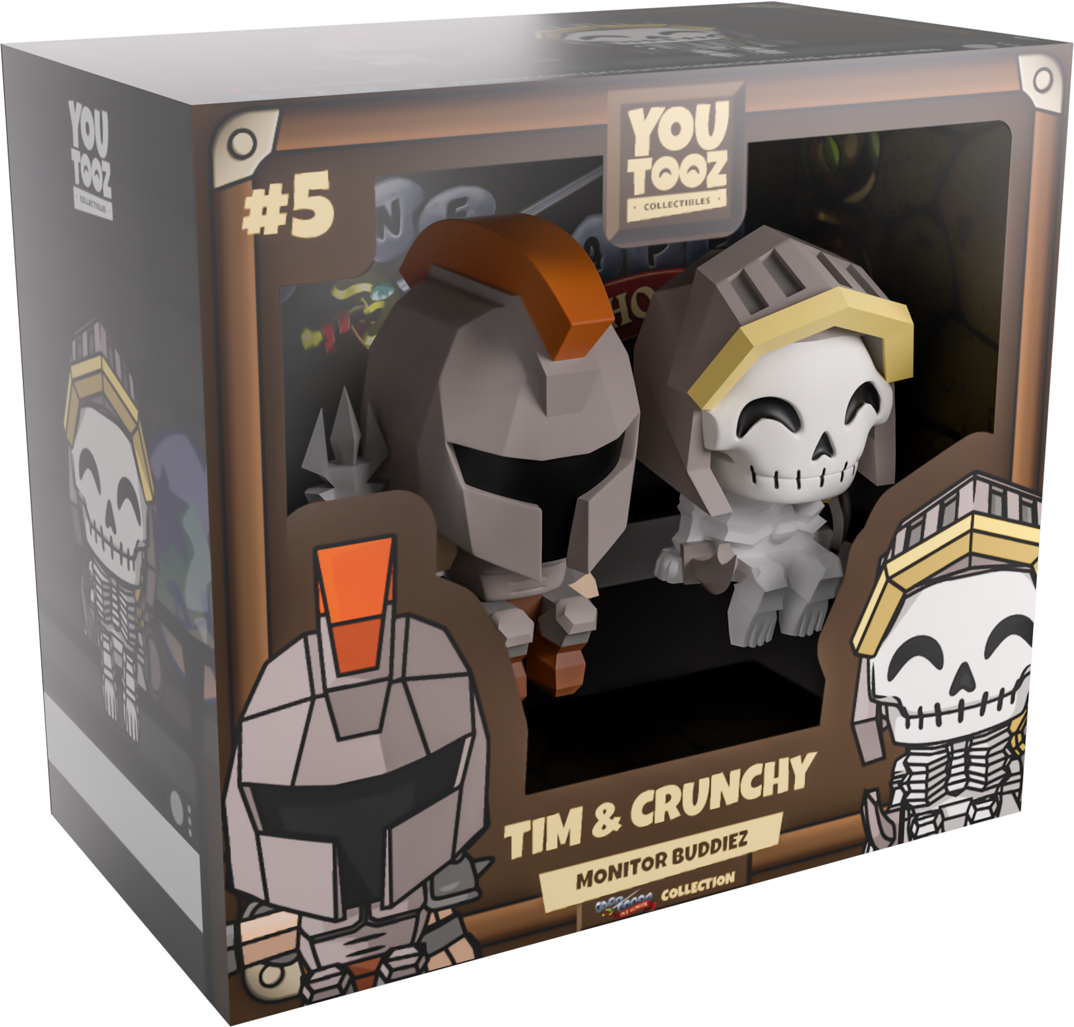 Alternative view of Tim & Crunchy Monitor Buddiez
