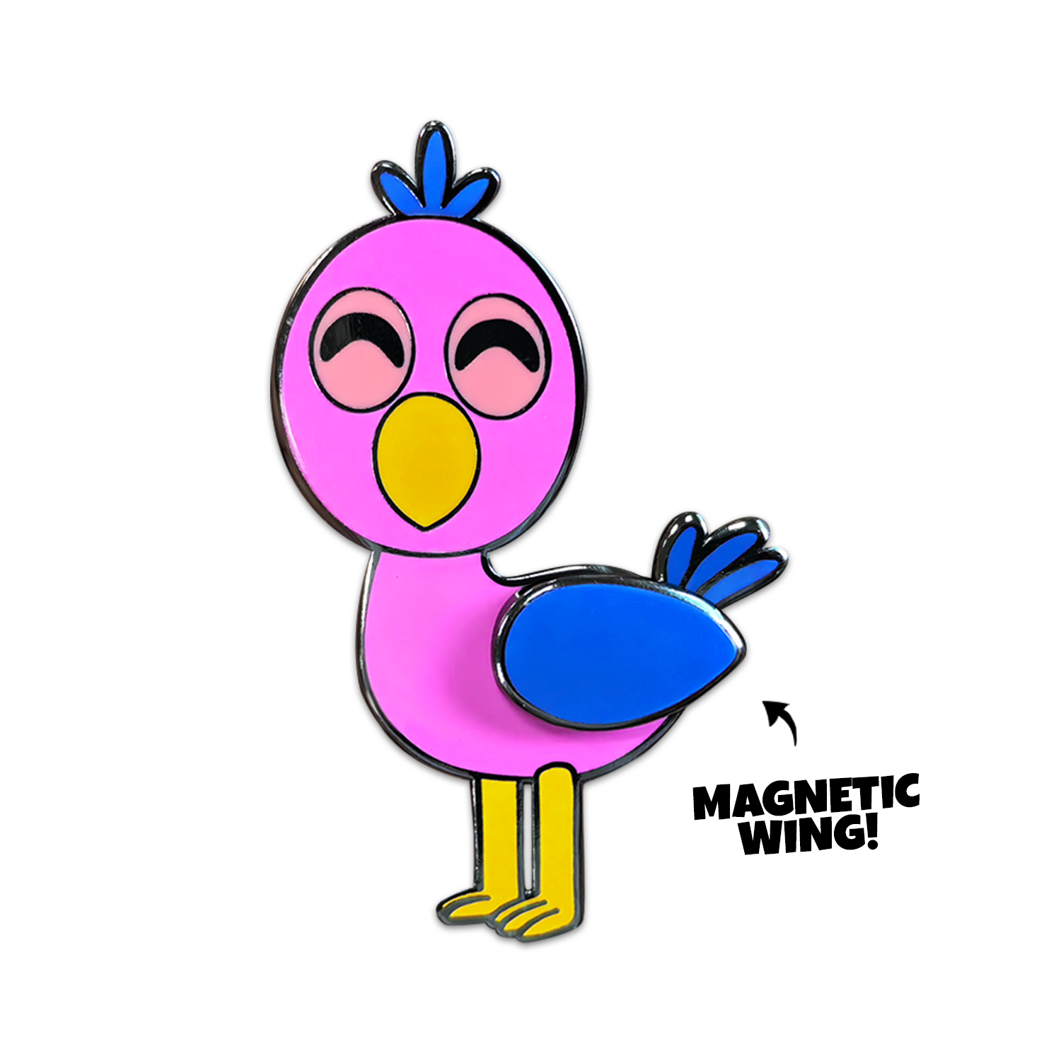 Alternative view of Opila Bird Pin