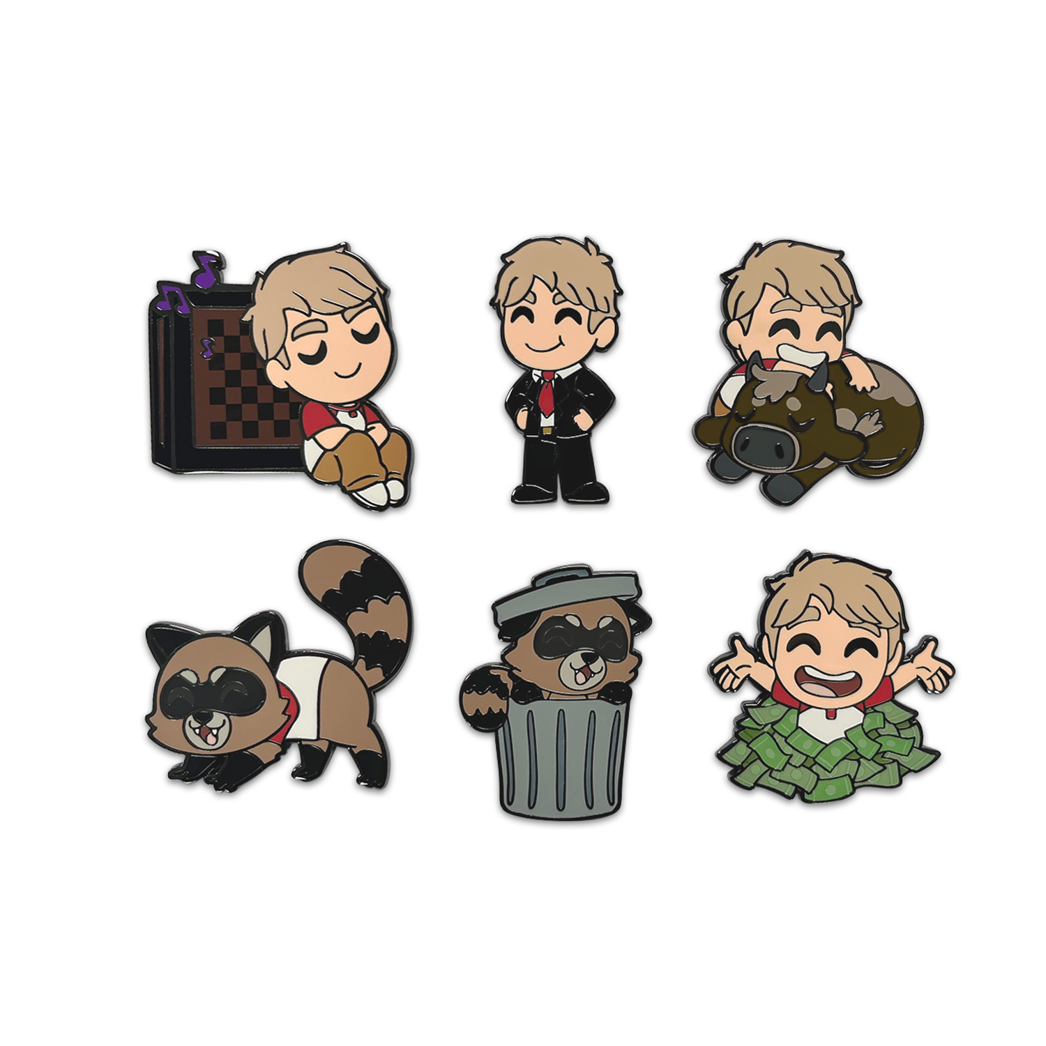 Alternative view of Tommyinnit Pin Set