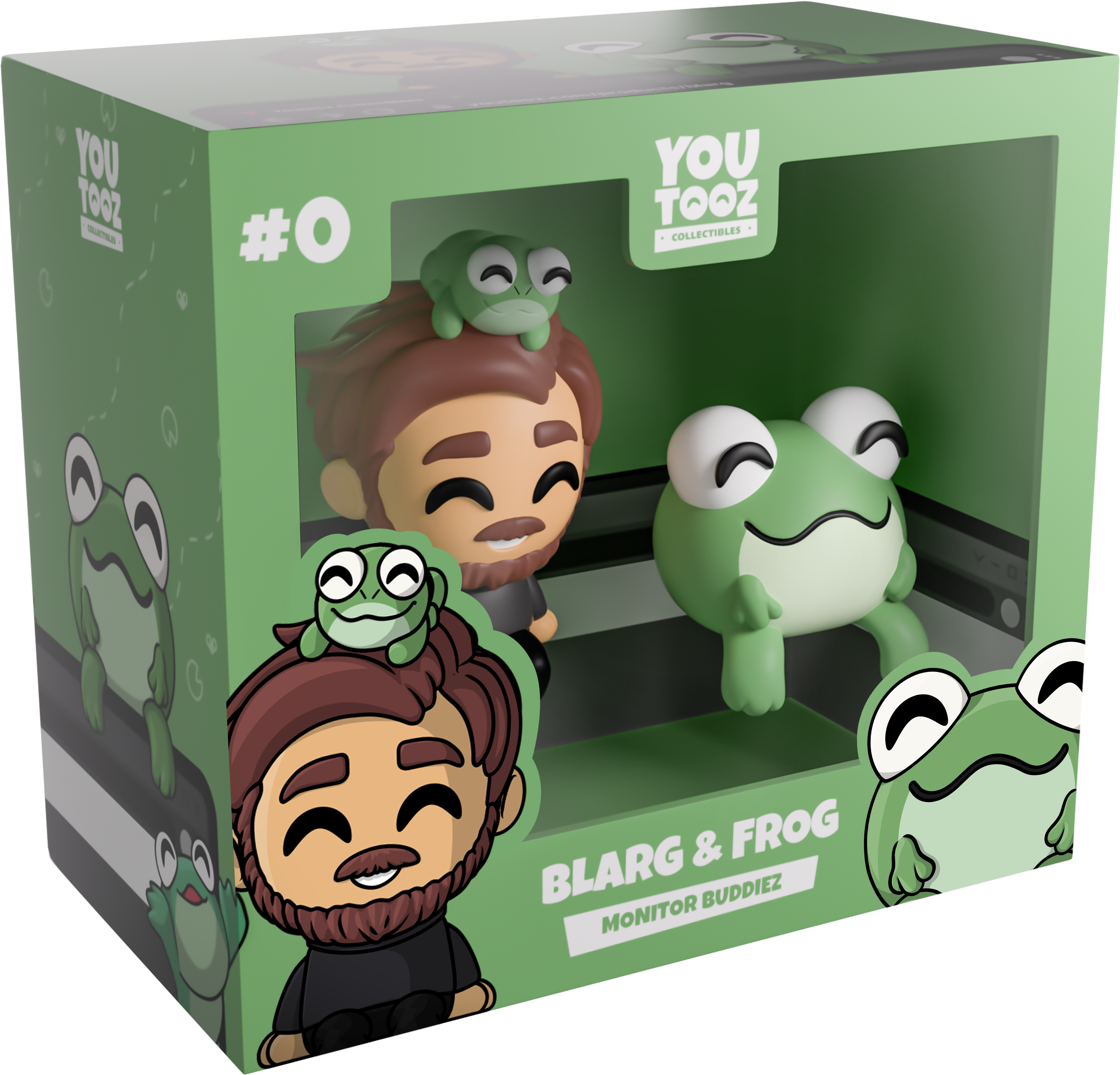 Alternative view of Blarg & Frog