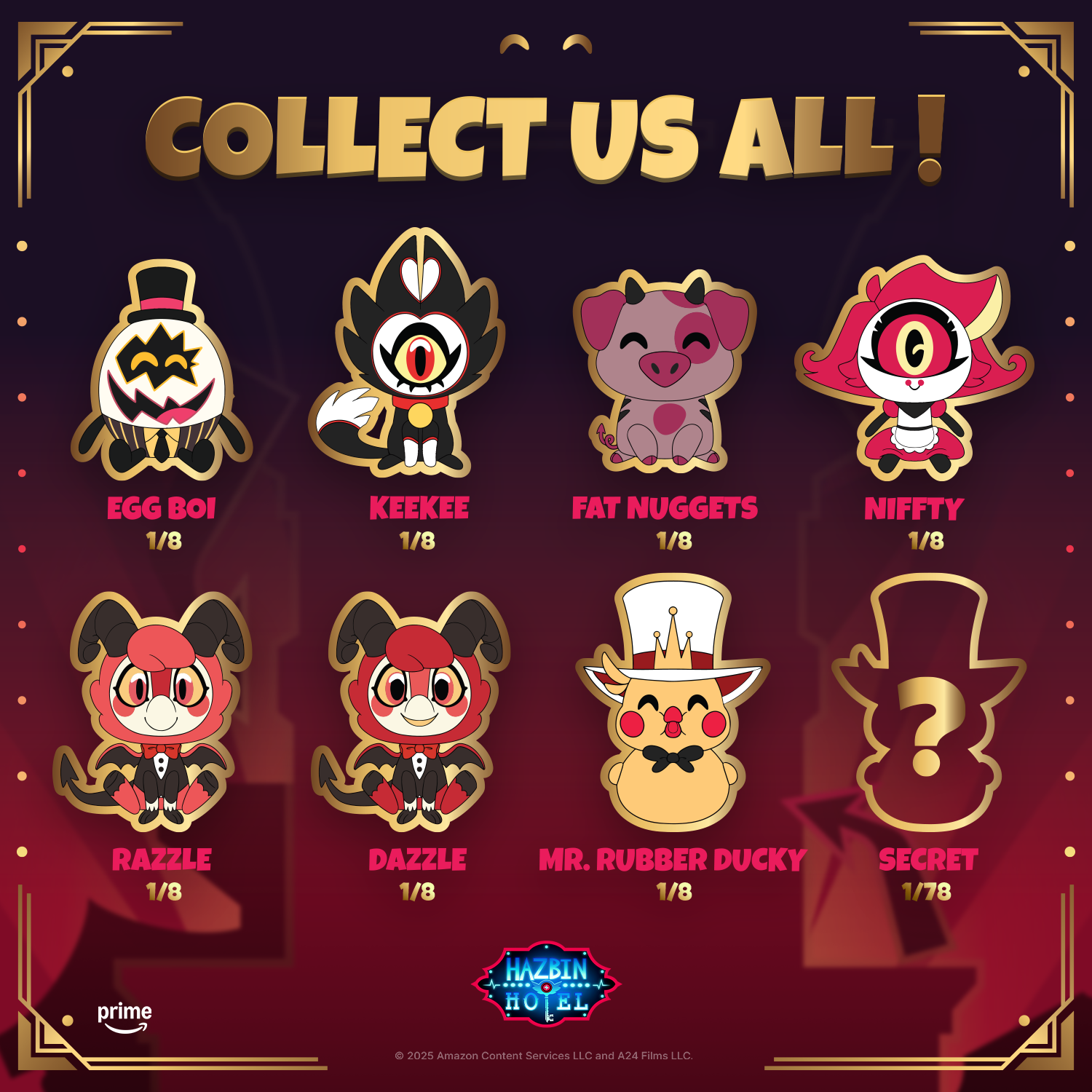 Alternative view of Hazbin Hotel Lil Guyz Blind Box