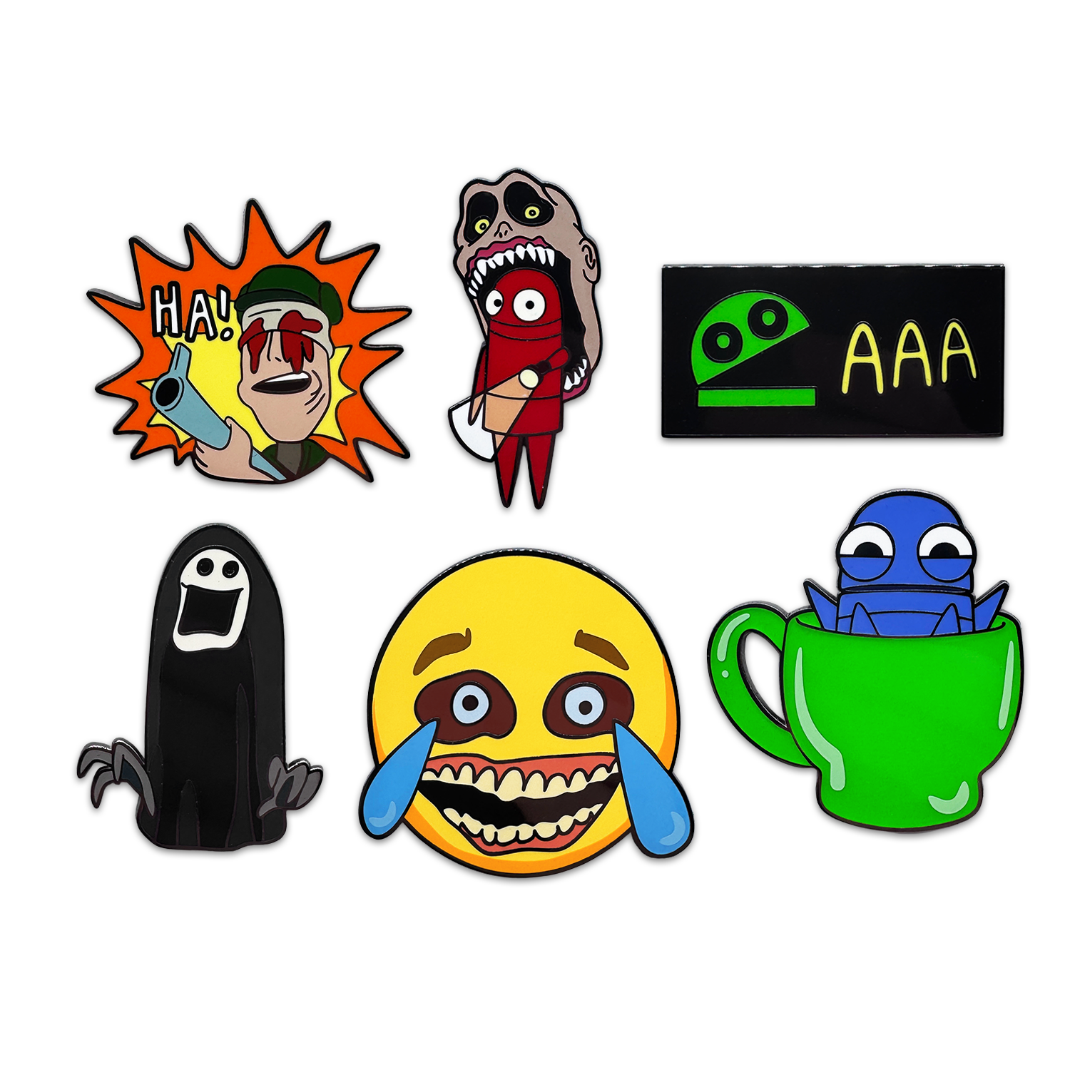 Alternative view of R.E.P.O. Pin Set