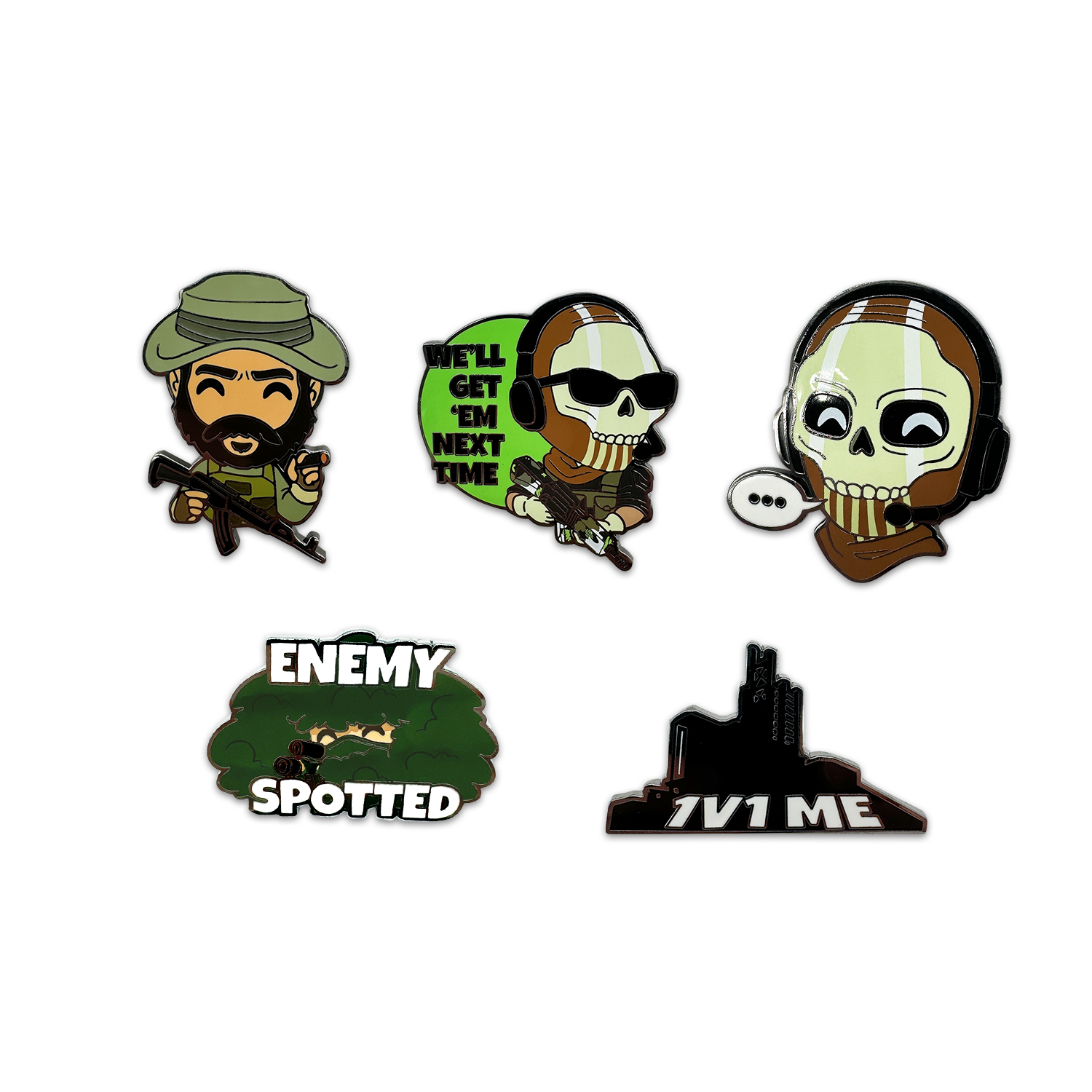Alternative view of Call of Duty Pin Set