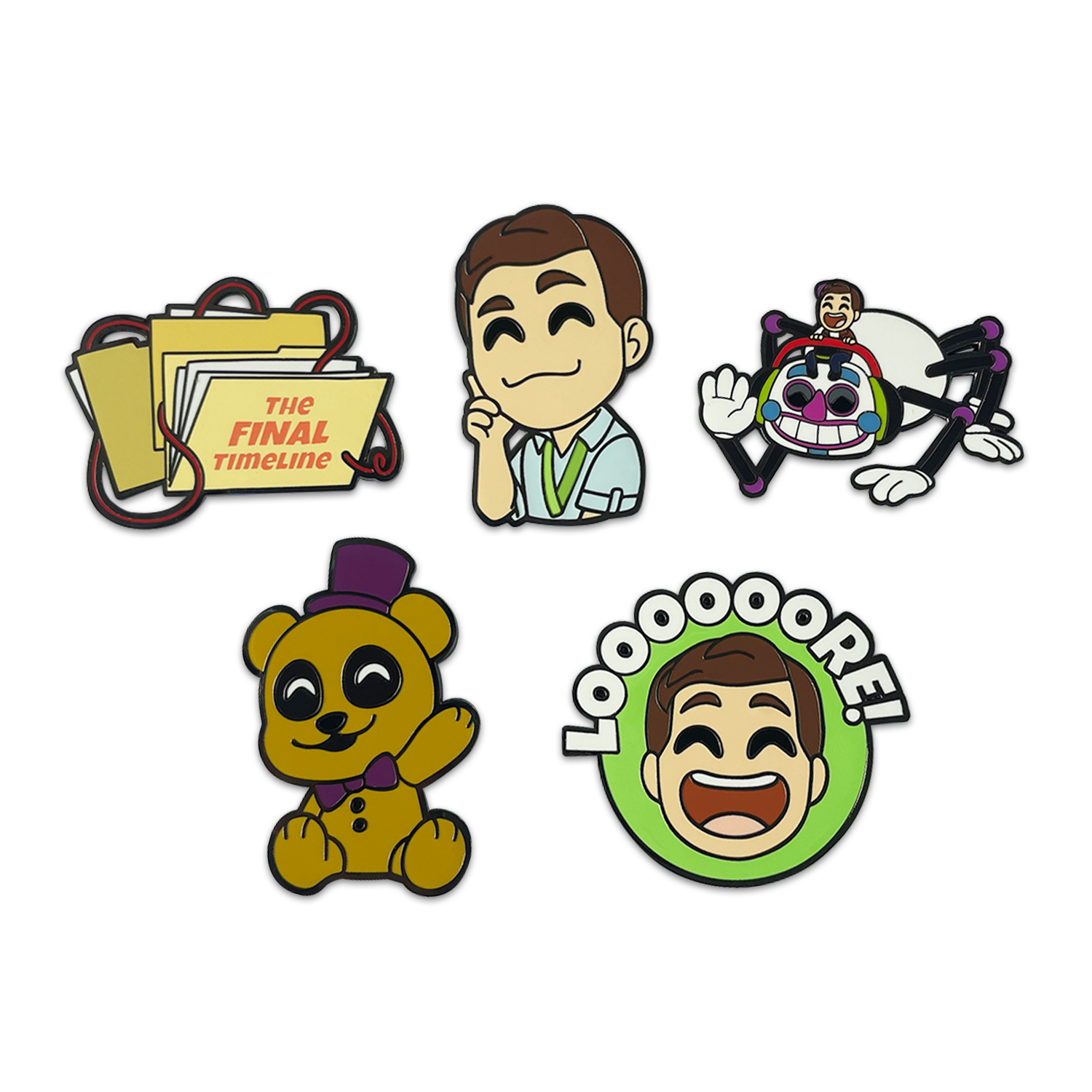 MatPat X FNAF Pin Set - Image 2
