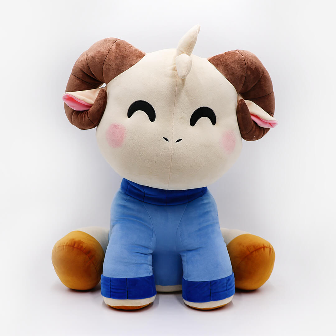 Alternative view of Jschlatt Ram Plush (2ft) (US & Canada Only)