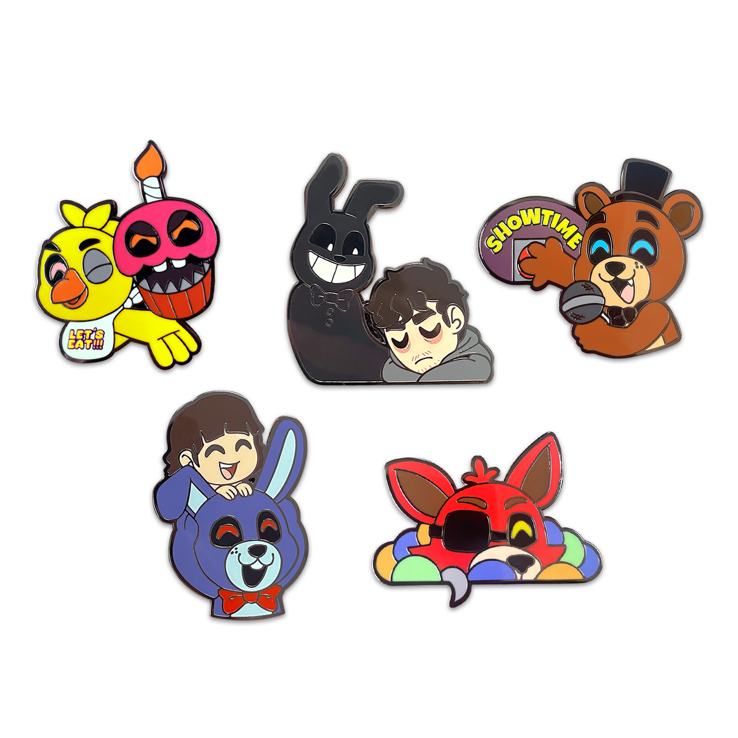 Alternative view of FNAF Movie Pin Set