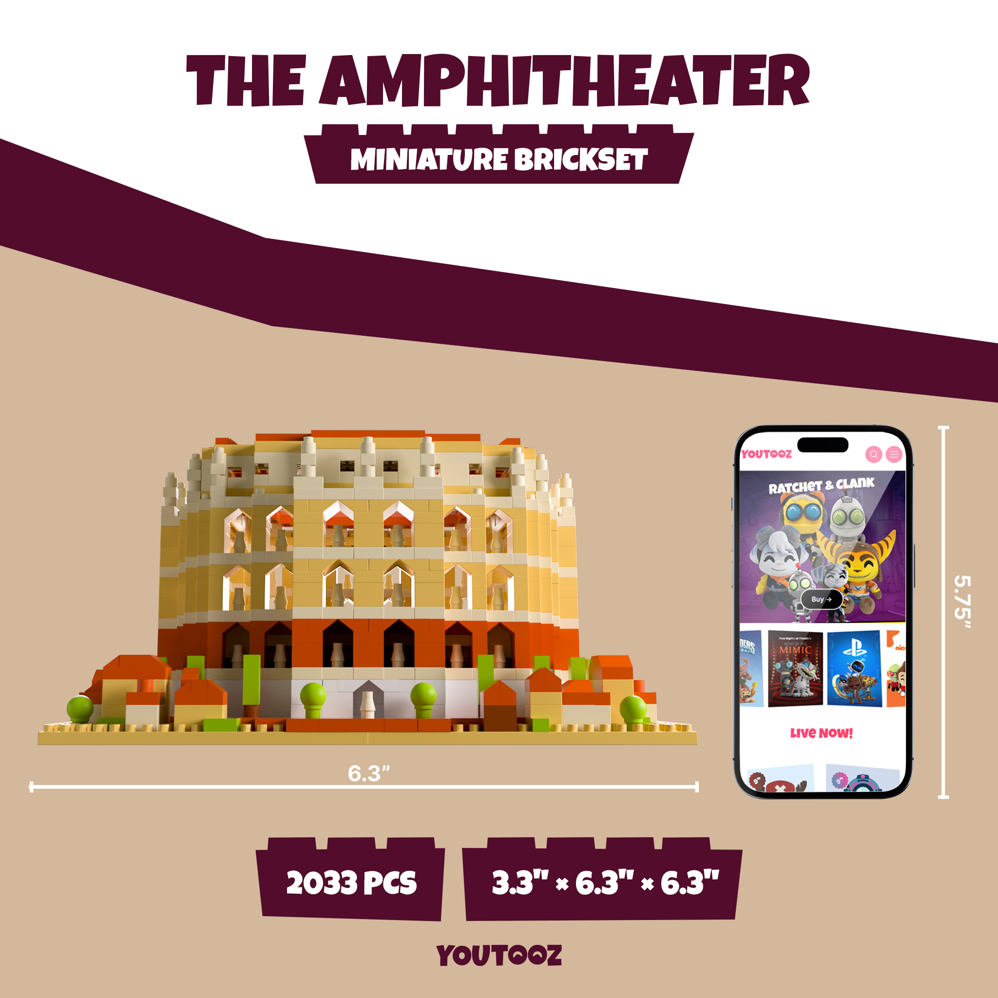 Alternative view of The Amphitheater Brickset