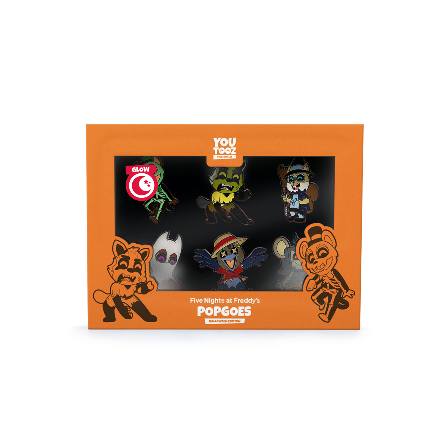 Alternative view of Popgoes Halloween Pin Set