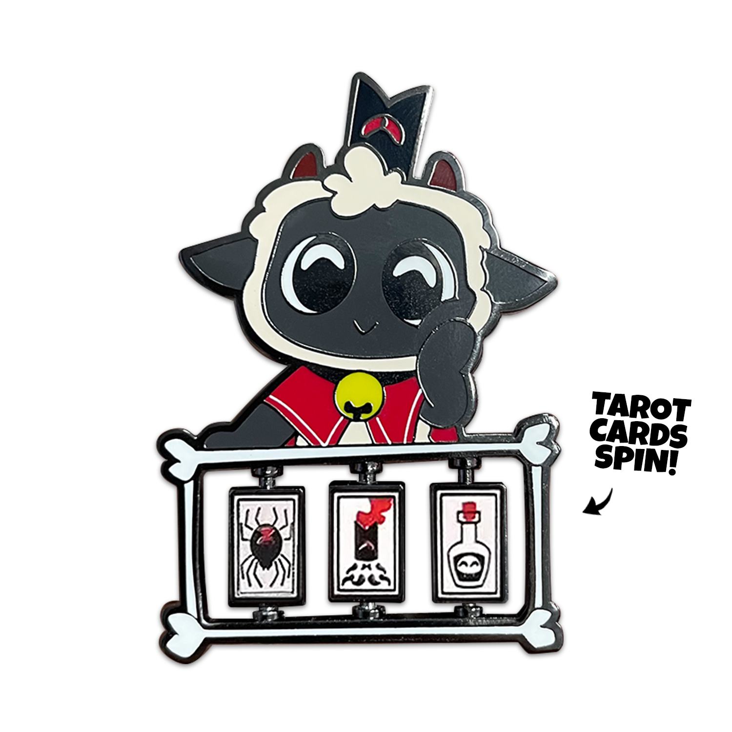 Alternative view of Tarot Lamb Turner Pin
