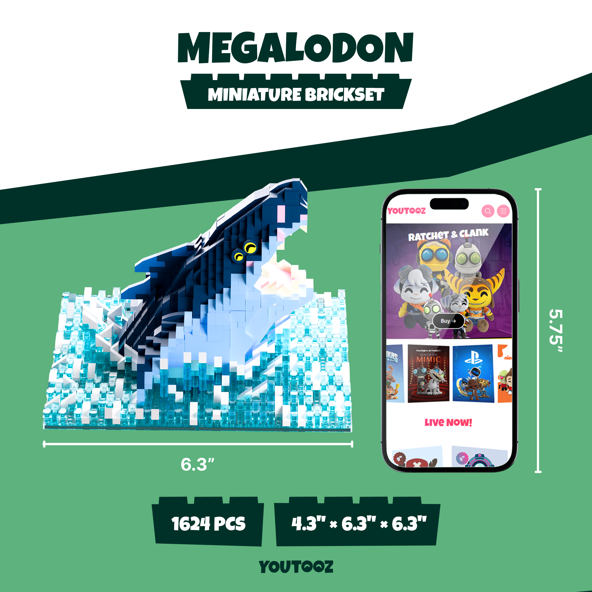 Alternative view of Megalodon Brickset