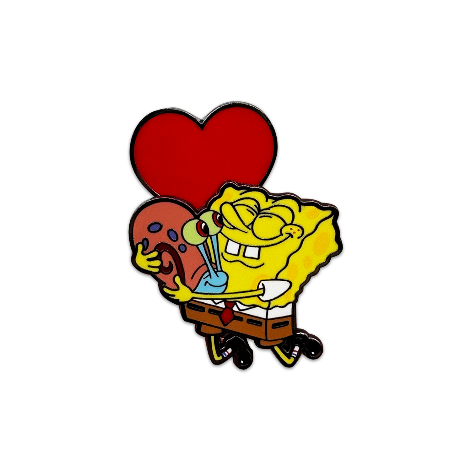 Alternative view of Spongebob Heart Bobble Pin