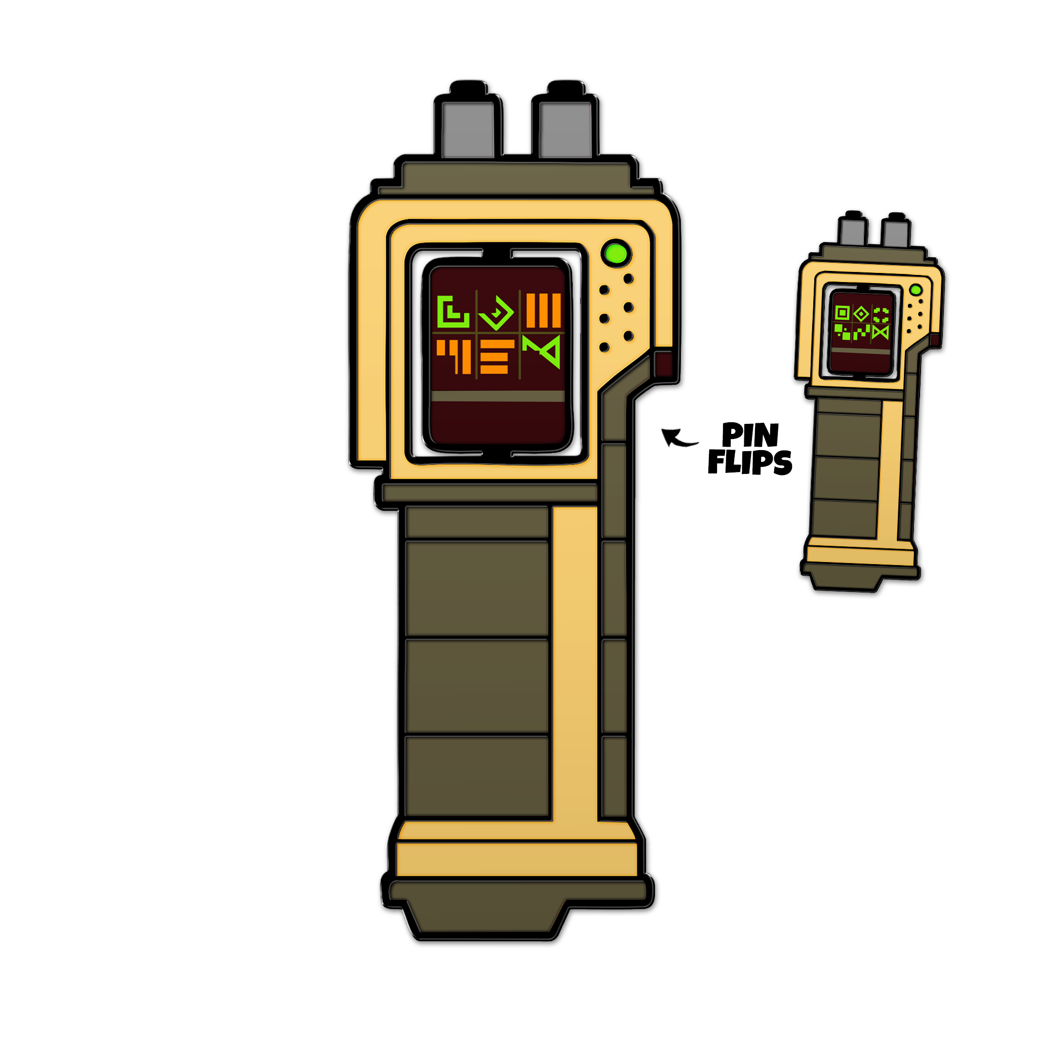 Alternative view of Data Diver Turner Pin