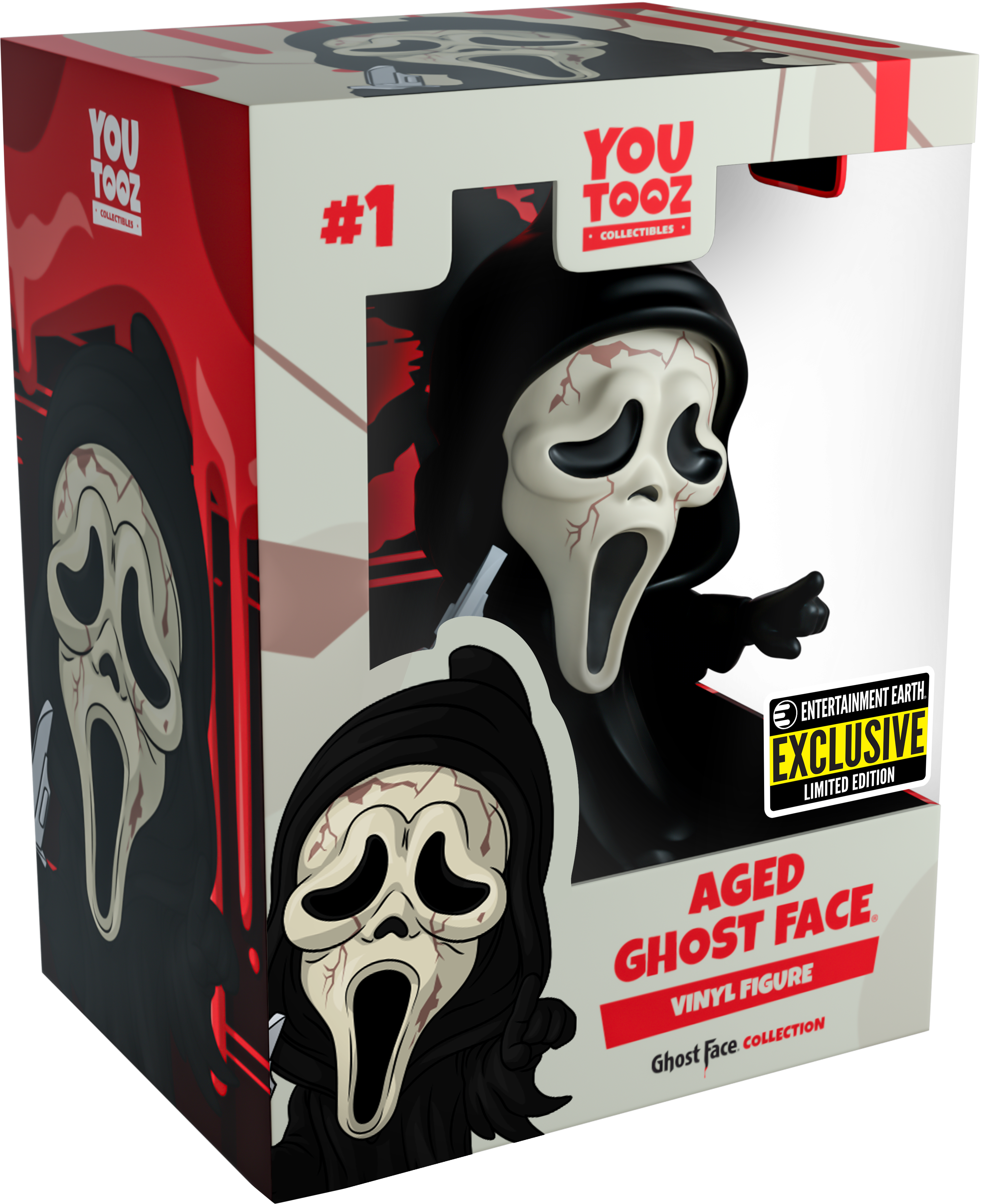 Alternative view of Aged Ghost Face