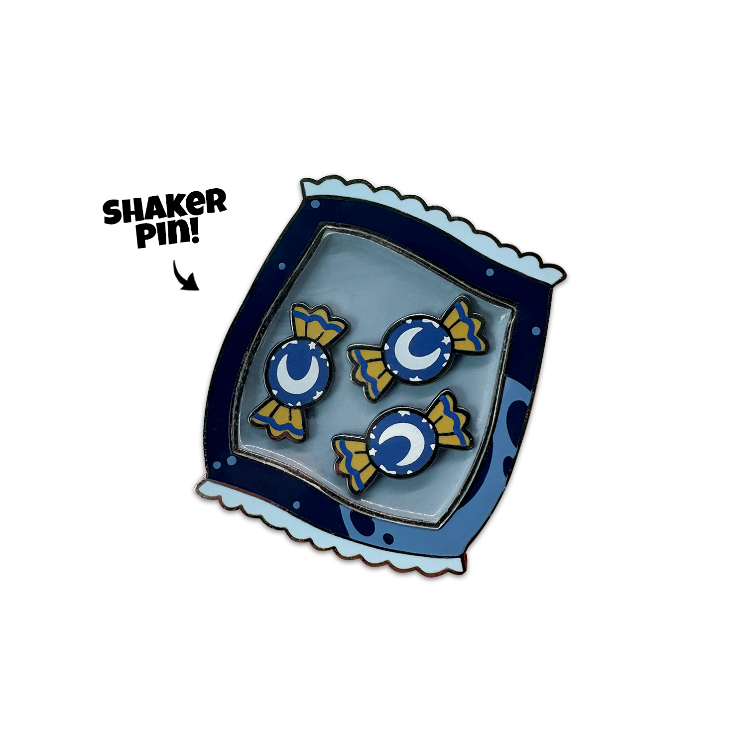 Alternative view of Moondrop Candy Shaker Pin