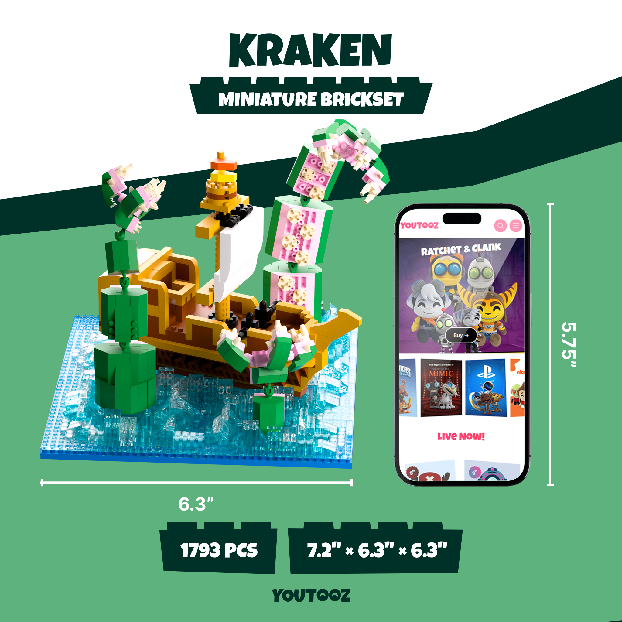 Alternative view of Kraken Brickset