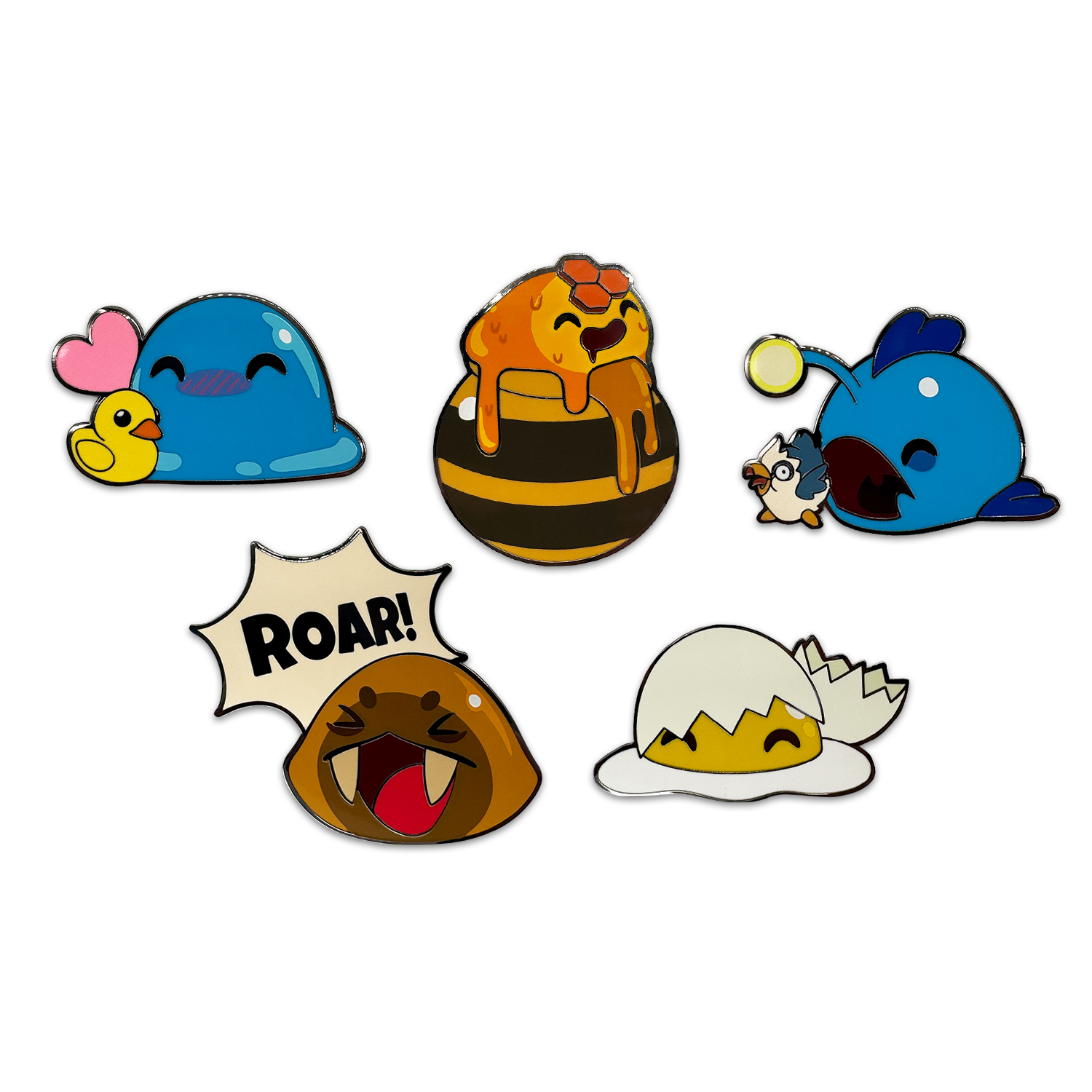 Alternative view of Slime Rancher Pin Set 2