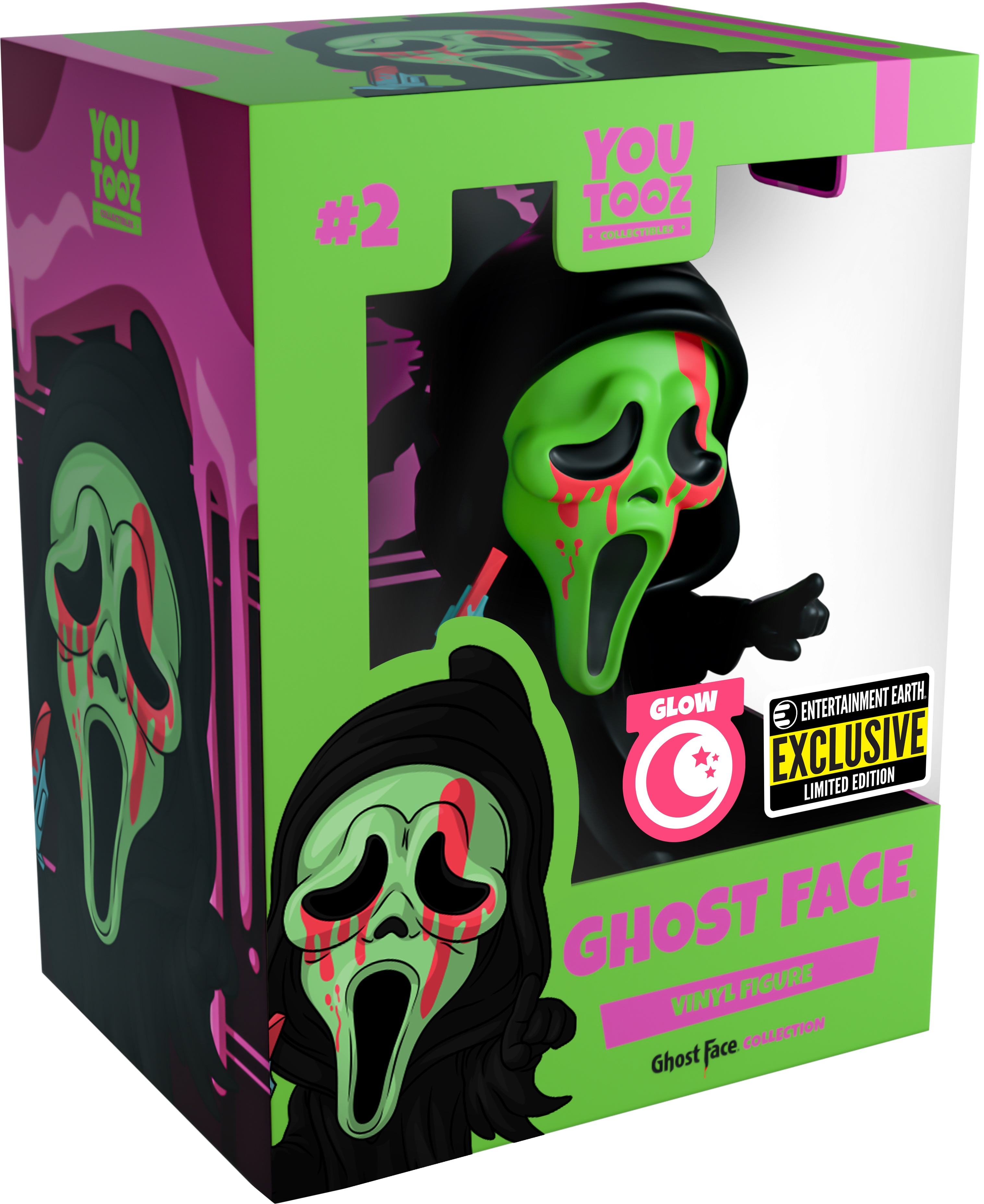 Alternative view of Glow In The Dark Ghost Face