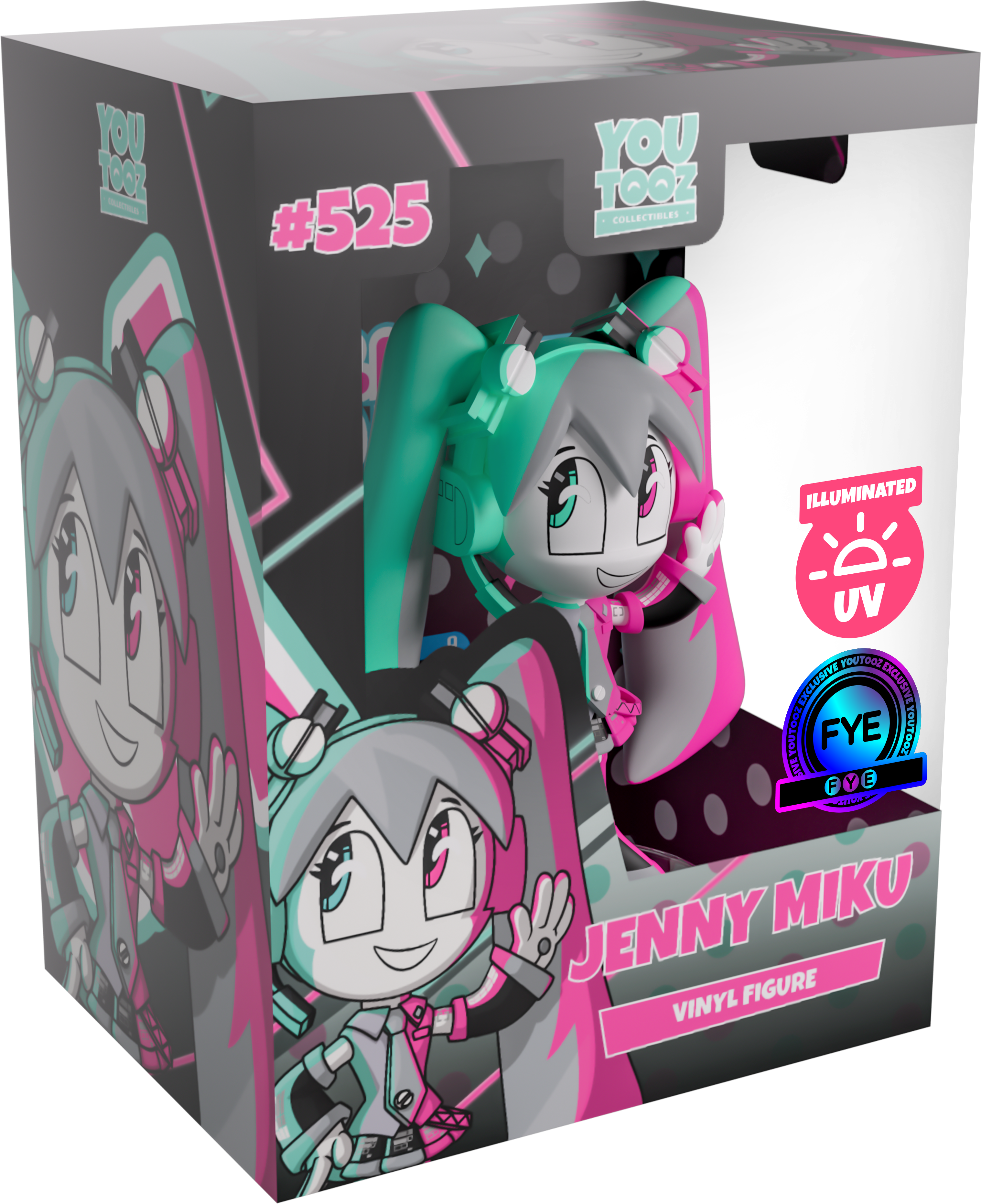 Alternative view of Illuminated Jenny Miku