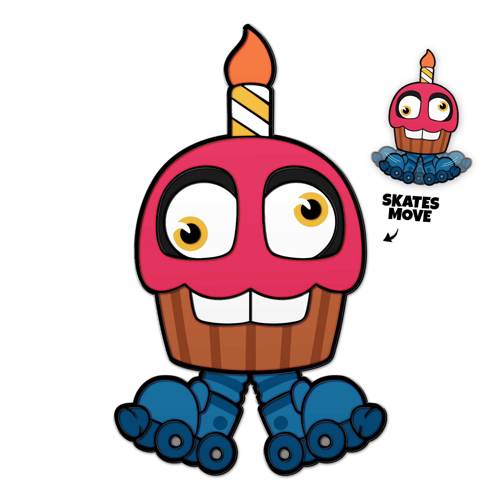 Alternative view of Party Mr Cupcake Bobble Pin