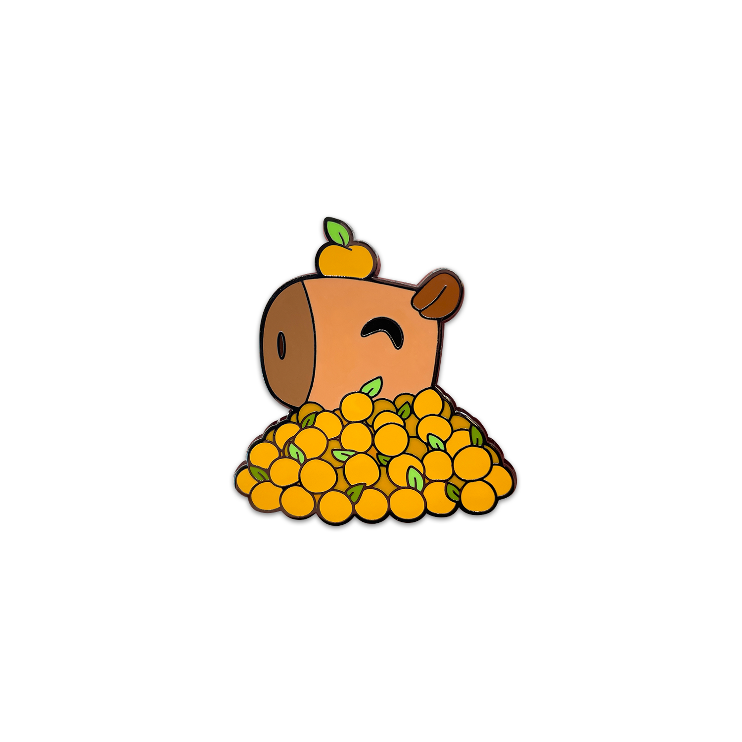 Alternative view of Capybara Pin Set
