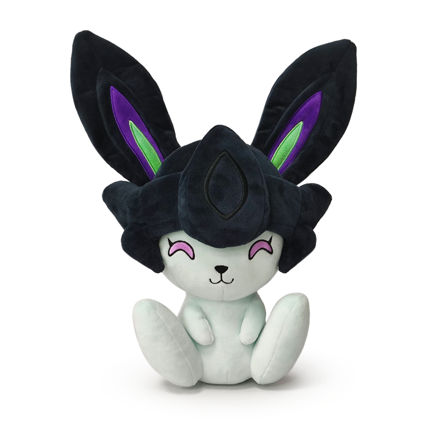 Alternative view of Black Battle Bunny Plush (9in)