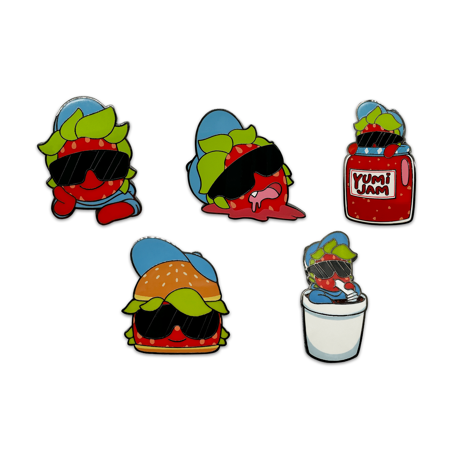 Alternative view of Yumi Pin Set